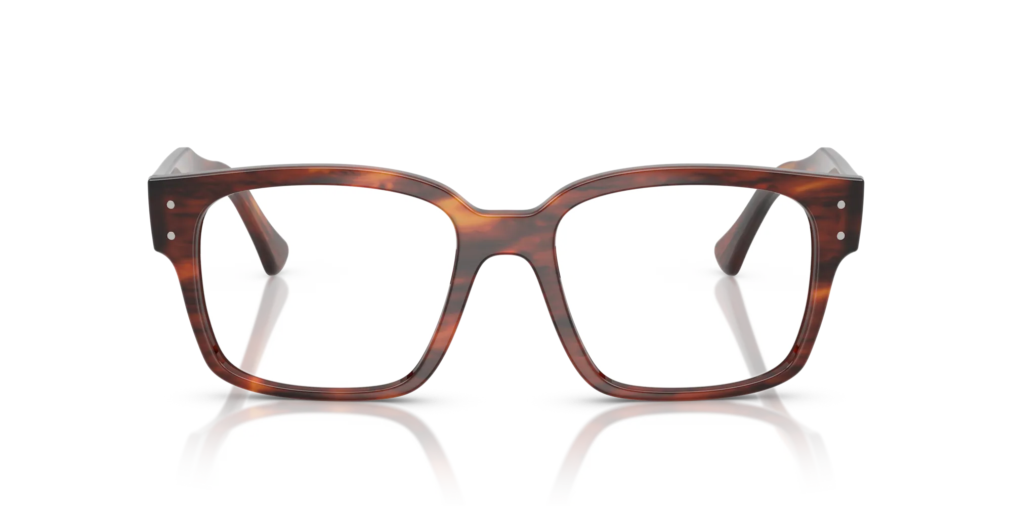 Ray - Ban RX7256 LAURENE 8315 Montature da vista Acetato Marrone Trasparente Squadrata Normale - immagine 3