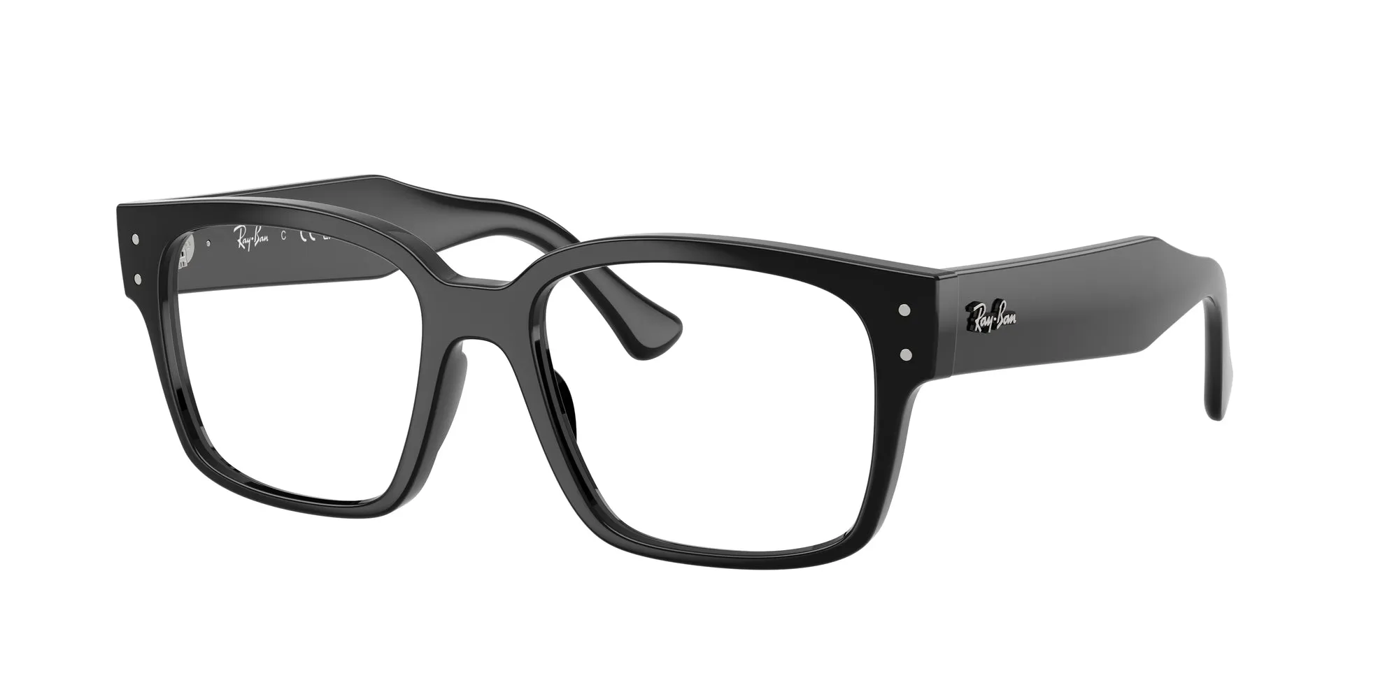 Ray - Ban RX7256 LAURENE 8260 Montature da vista Acetato Nero Trasparente Squadrata Normale - immagine 1