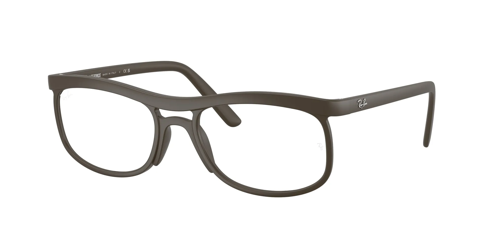 Ray - Ban RX7254 8063 Montature da vista Peek Marrone Trasparente Pillow Normale - immagine 1