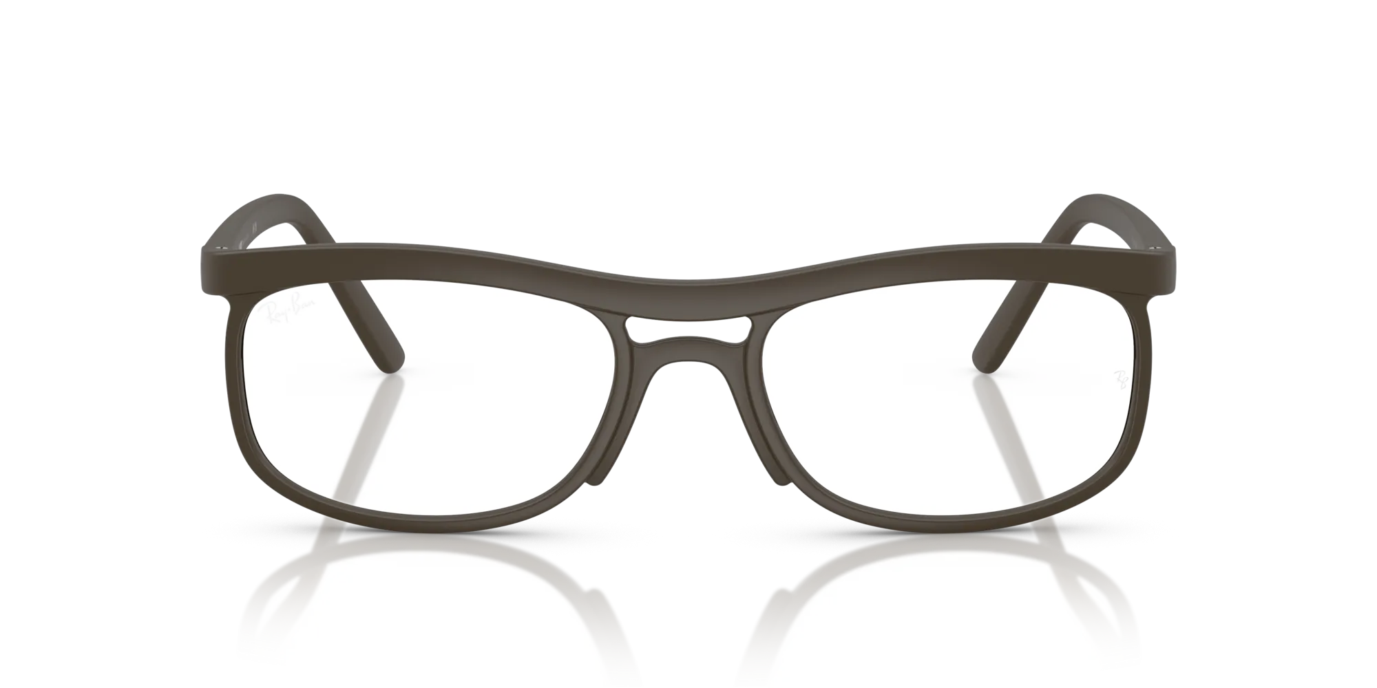 Ray - Ban RX7254 8063 Montature da vista Peek Marrone Trasparente Pillow Normale - immagine 3