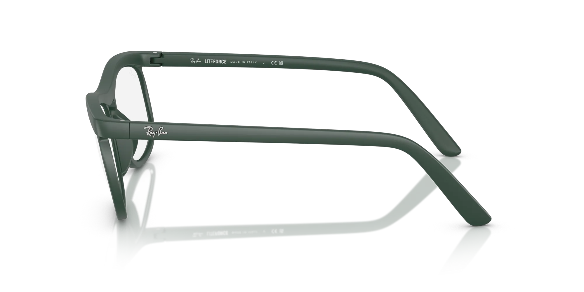 Ray - Ban RX7254 8062 Montature da vista Peek Verde Trasparente Pillow Normale - immagine 4