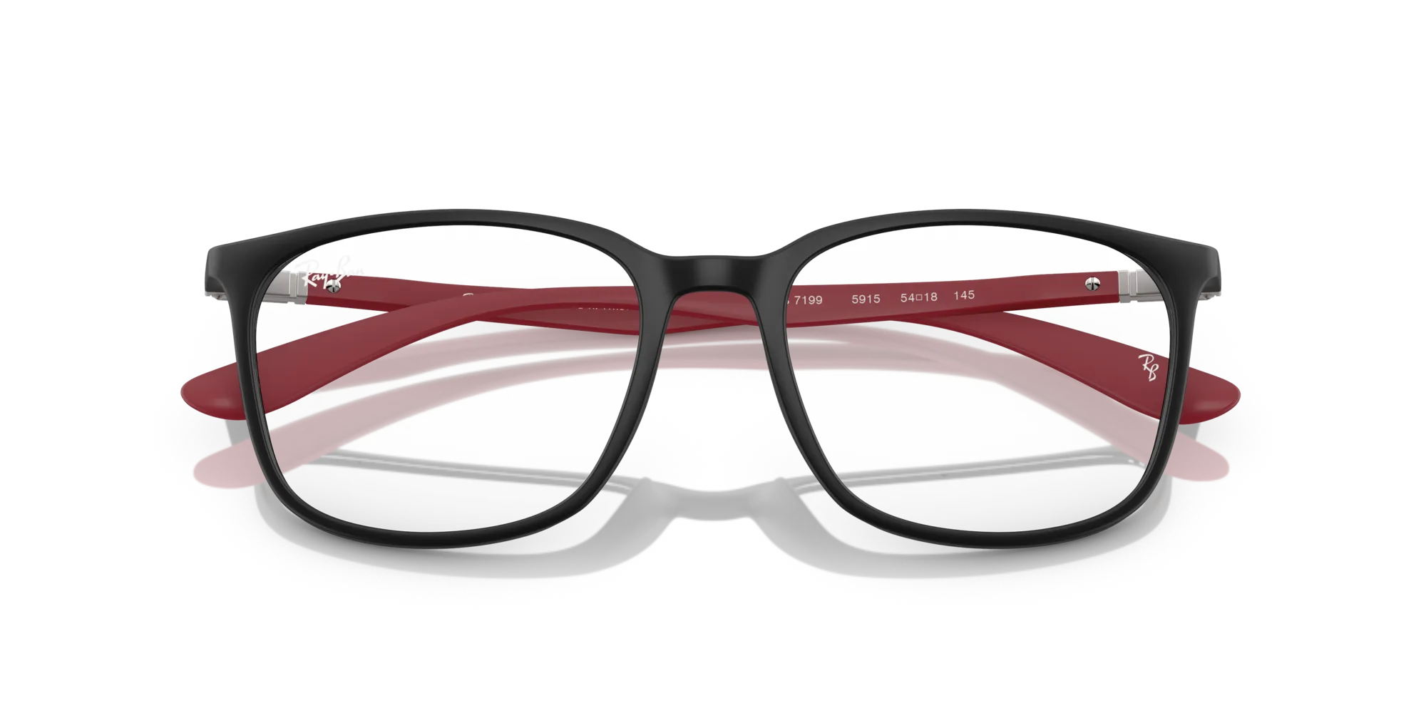 Ray - Ban RX7199 5915 Montature da vista Peek Grigio Trasparente Squadrata Normale - immagine 2