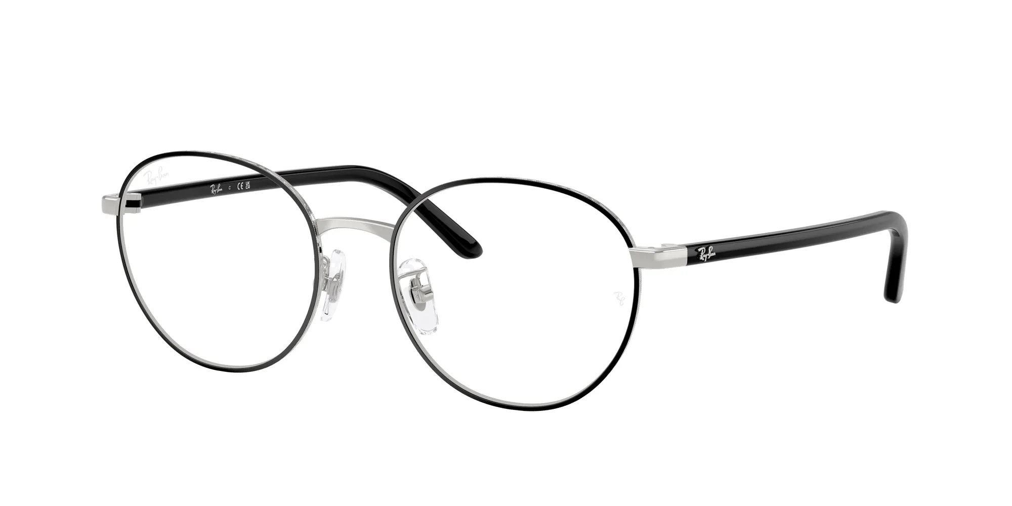 Ray - Ban RX6538D 2861 Montature da vista Metallo Nero Trasparente Pantos Normale - immagine 1