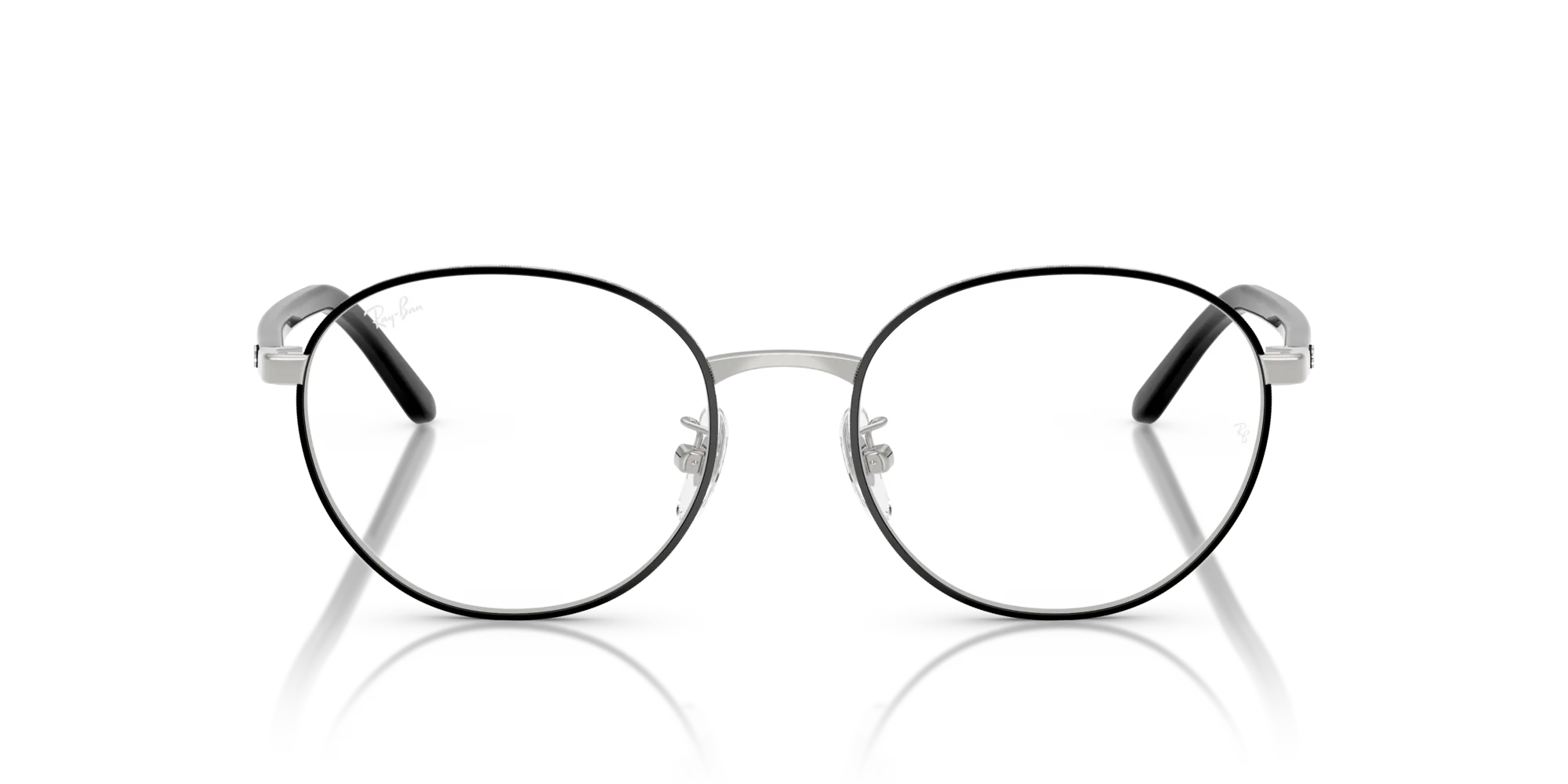 Ray - Ban RX6538D 2861 Montature da vista Metallo Nero Trasparente Pantos Normale - immagine 3