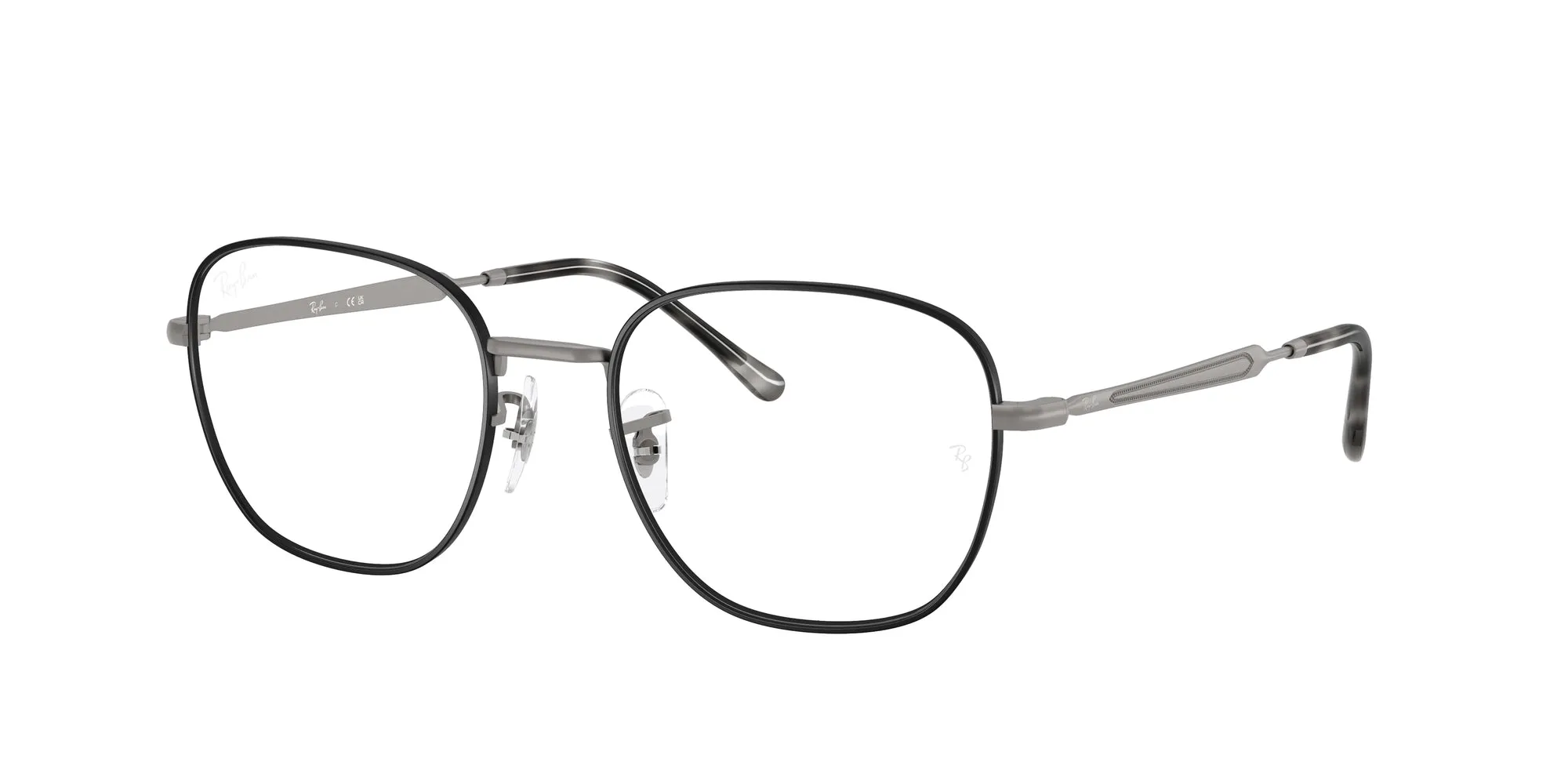 Ray - Ban RX6534 3187 Montature da vista Metallo Nero Trasparente Squadrata Normale - immagine 1