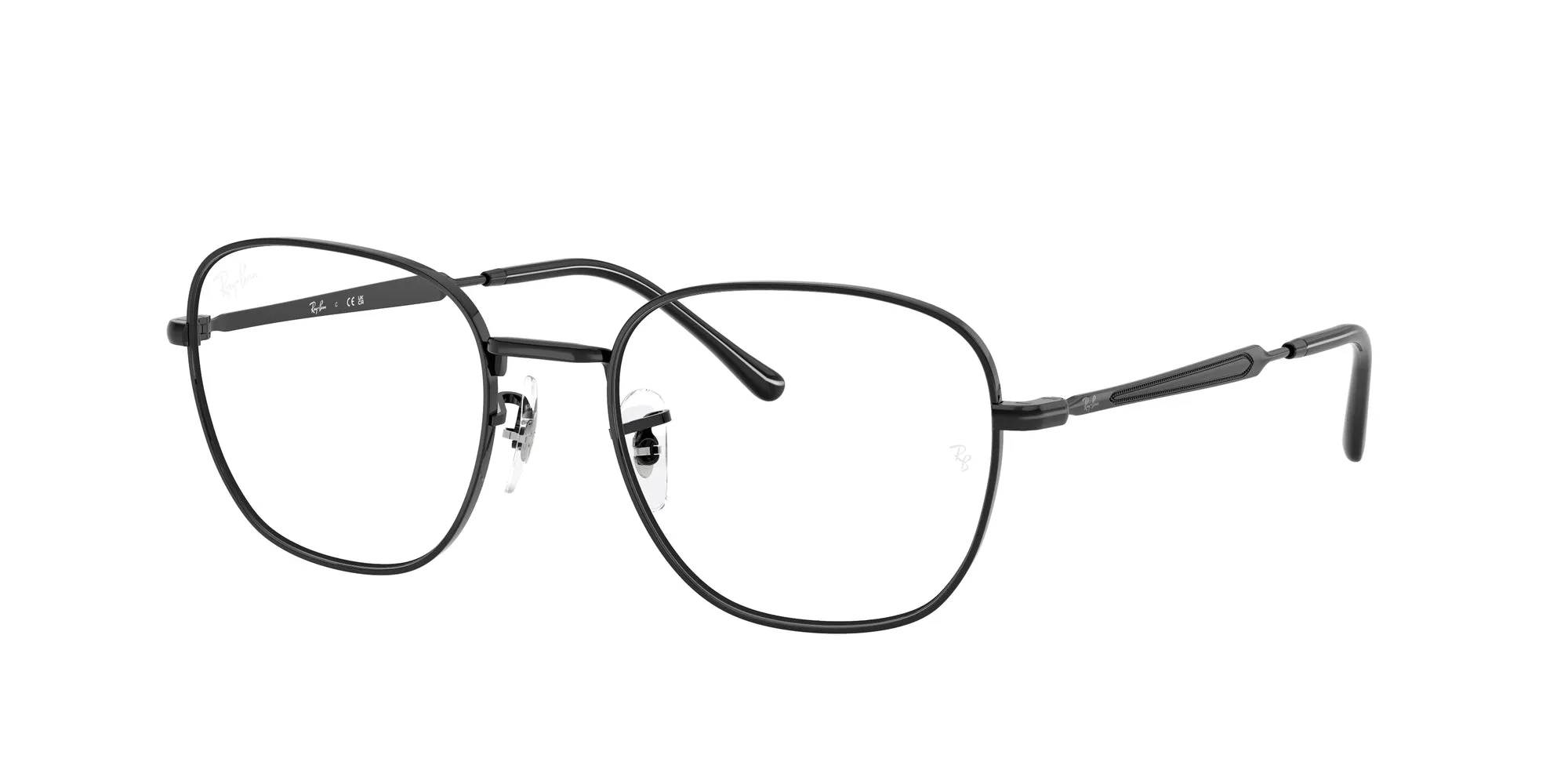 Ray - Ban RX6534 2509 Montature da vista Metallo Nero Trasparente Squadrata Normale - immagine 1