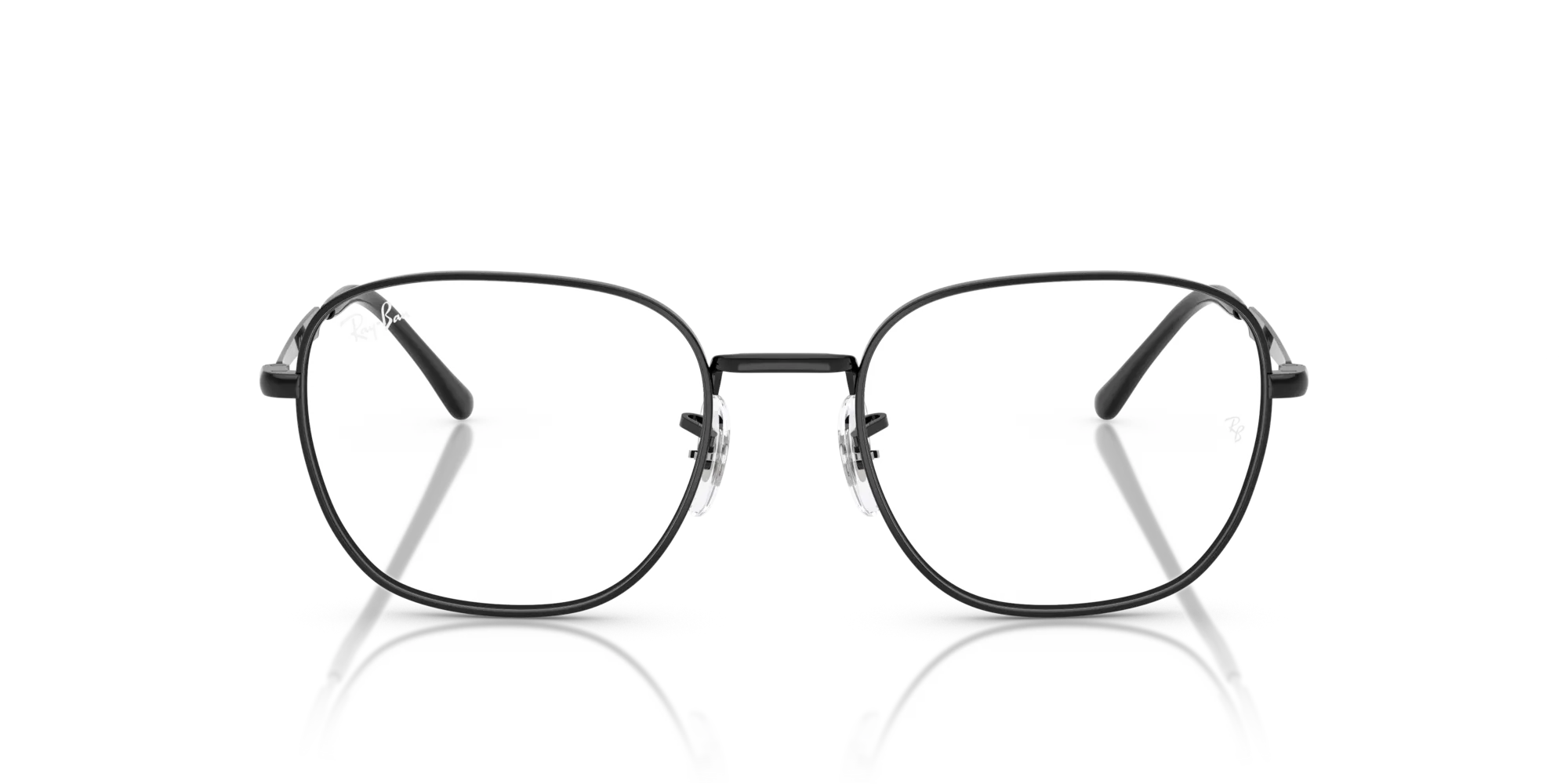 Ray - Ban RX6534 2509 Montature da vista Metallo Nero Trasparente Squadrata Normale - immagine 3