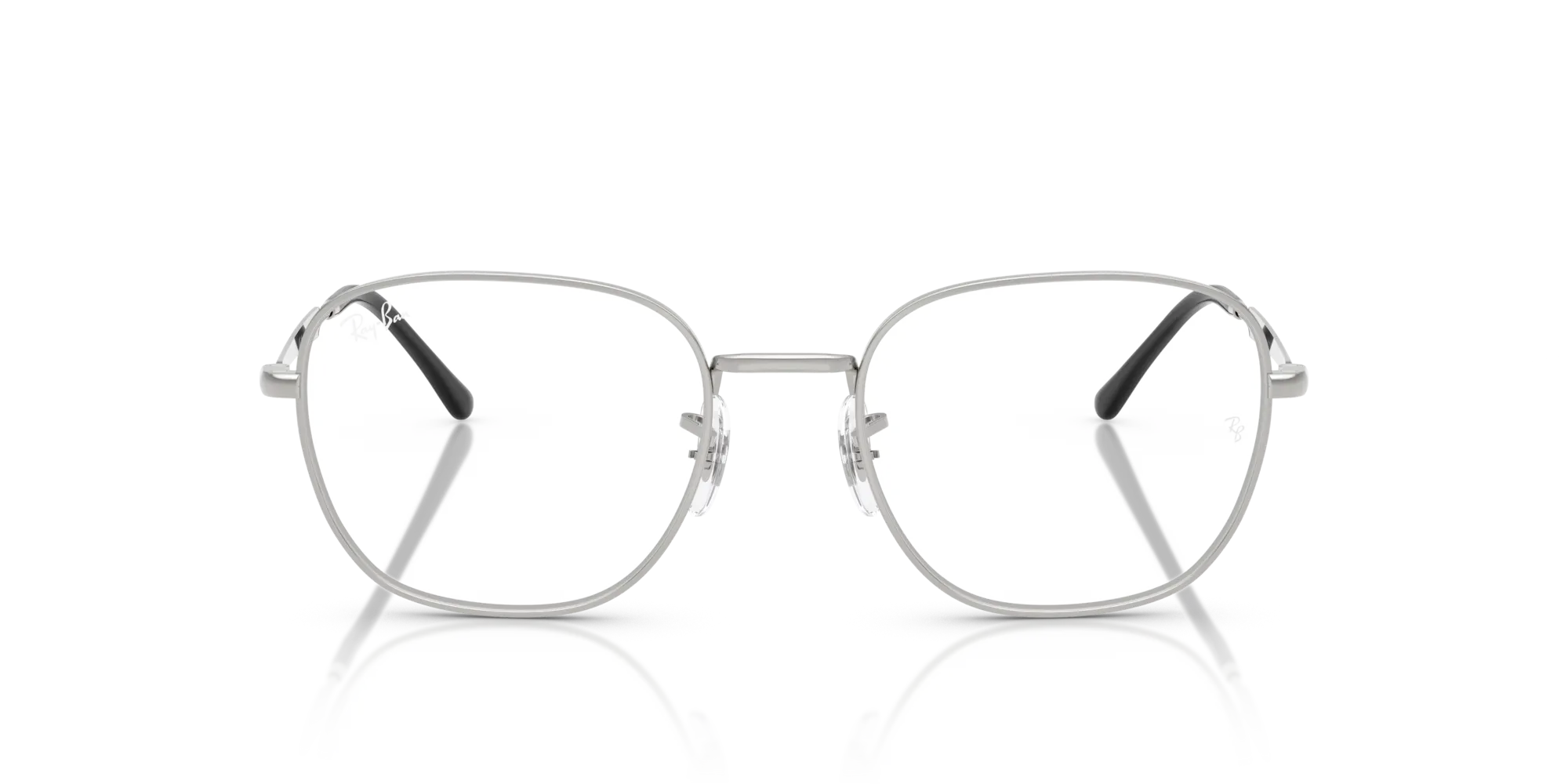 Ray - Ban RX6534 2501 Montature da vista Metallo Argento Trasparente Squadrata Normale - immagine 3