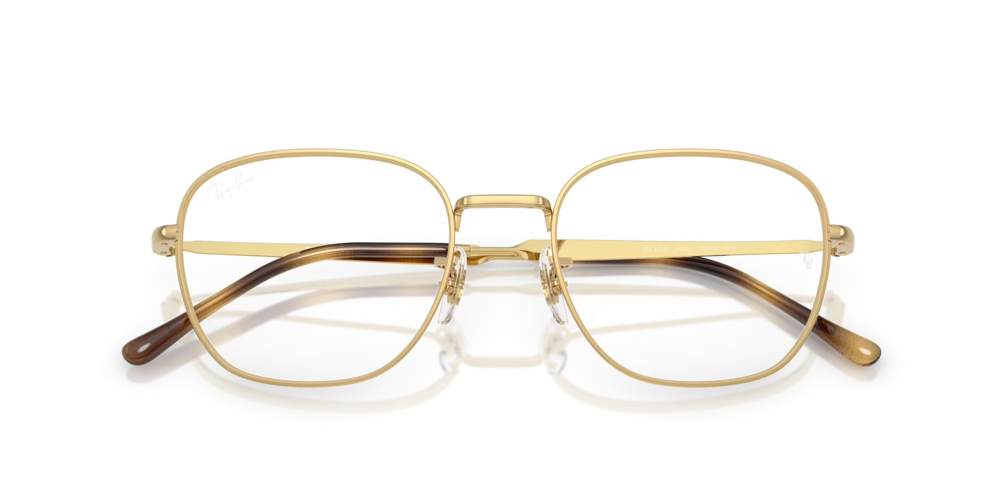 Ray - Ban RX6534 2500 Montature da vista Metallo Oro Trasparente Squadrata Normale - immagine 2