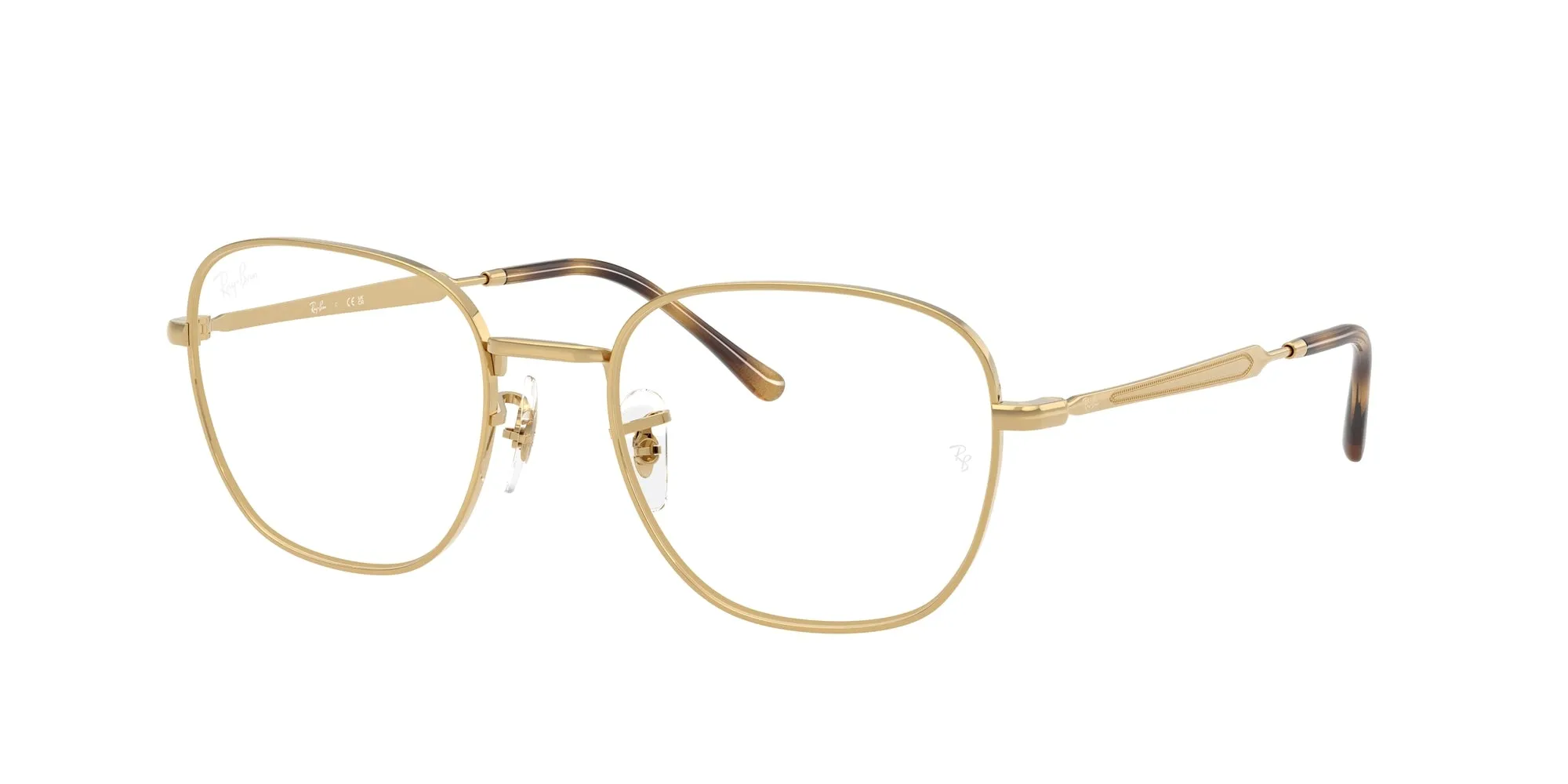 Ray - Ban RX6534 2500 Montature da vista Metallo Oro Trasparente Squadrata Normale - immagine 1