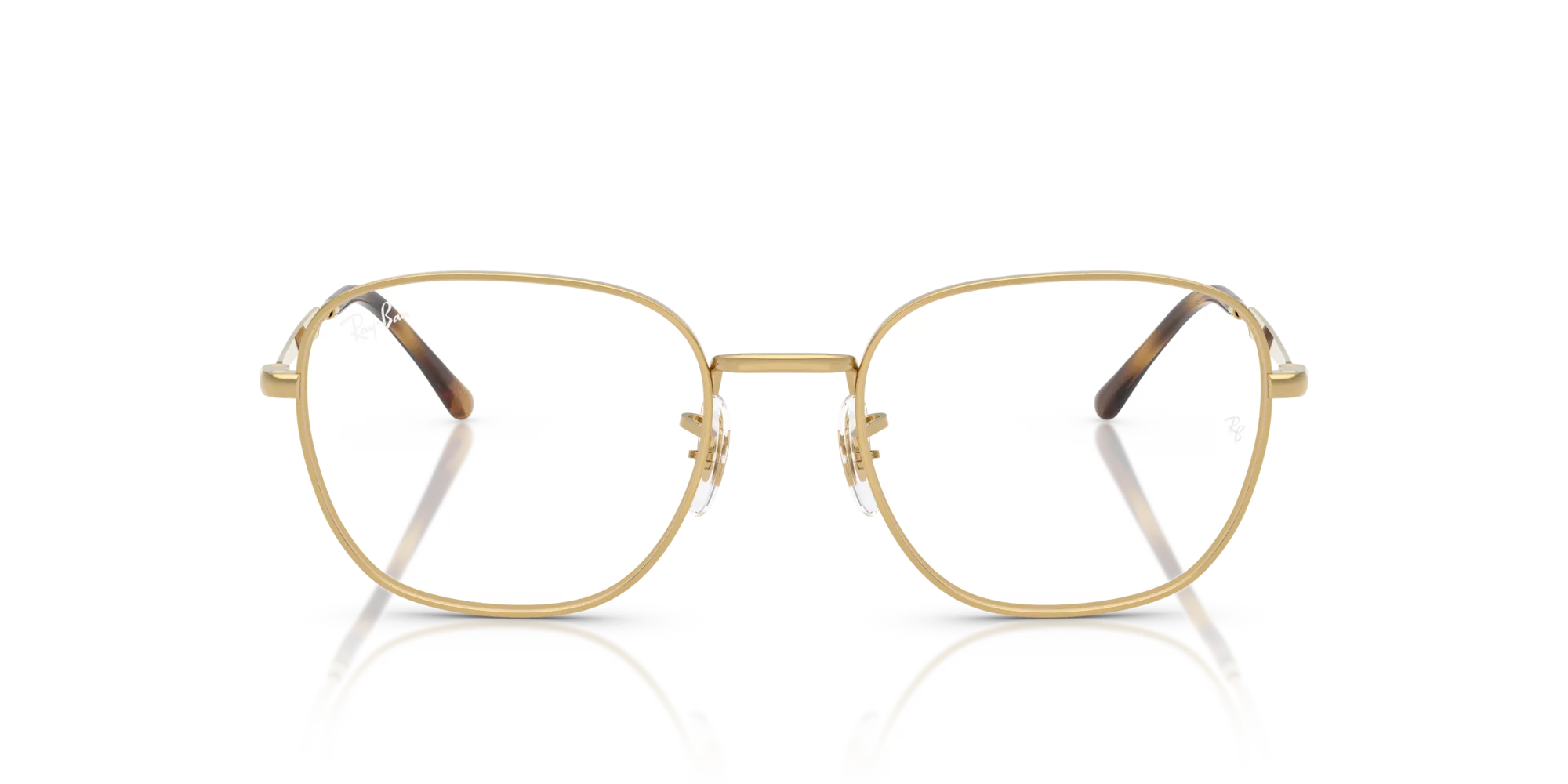 Ray - Ban RX6534 2500 Montature da vista Metallo Oro Trasparente Squadrata Normale - immagine 3