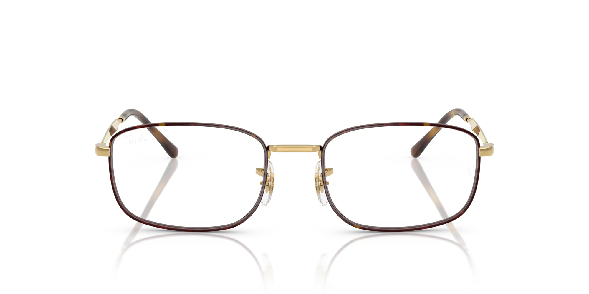 Ray - Ban RX6533 3177 Montature da vista Metallo Marrone Trasparente Pillow Normale - immagine 3