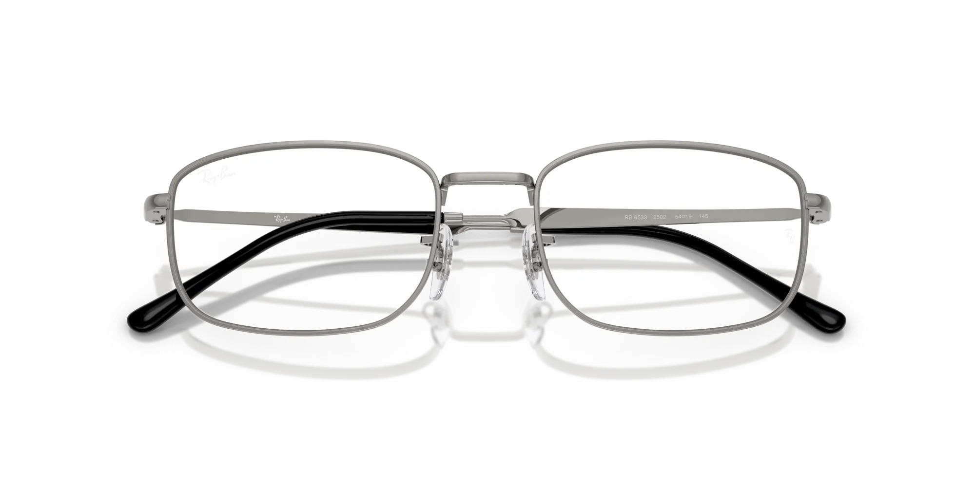 Ray - Ban RX6533 2502 Montature da vista Metallo Grigio Trasparente Pillow Normale - immagine 2