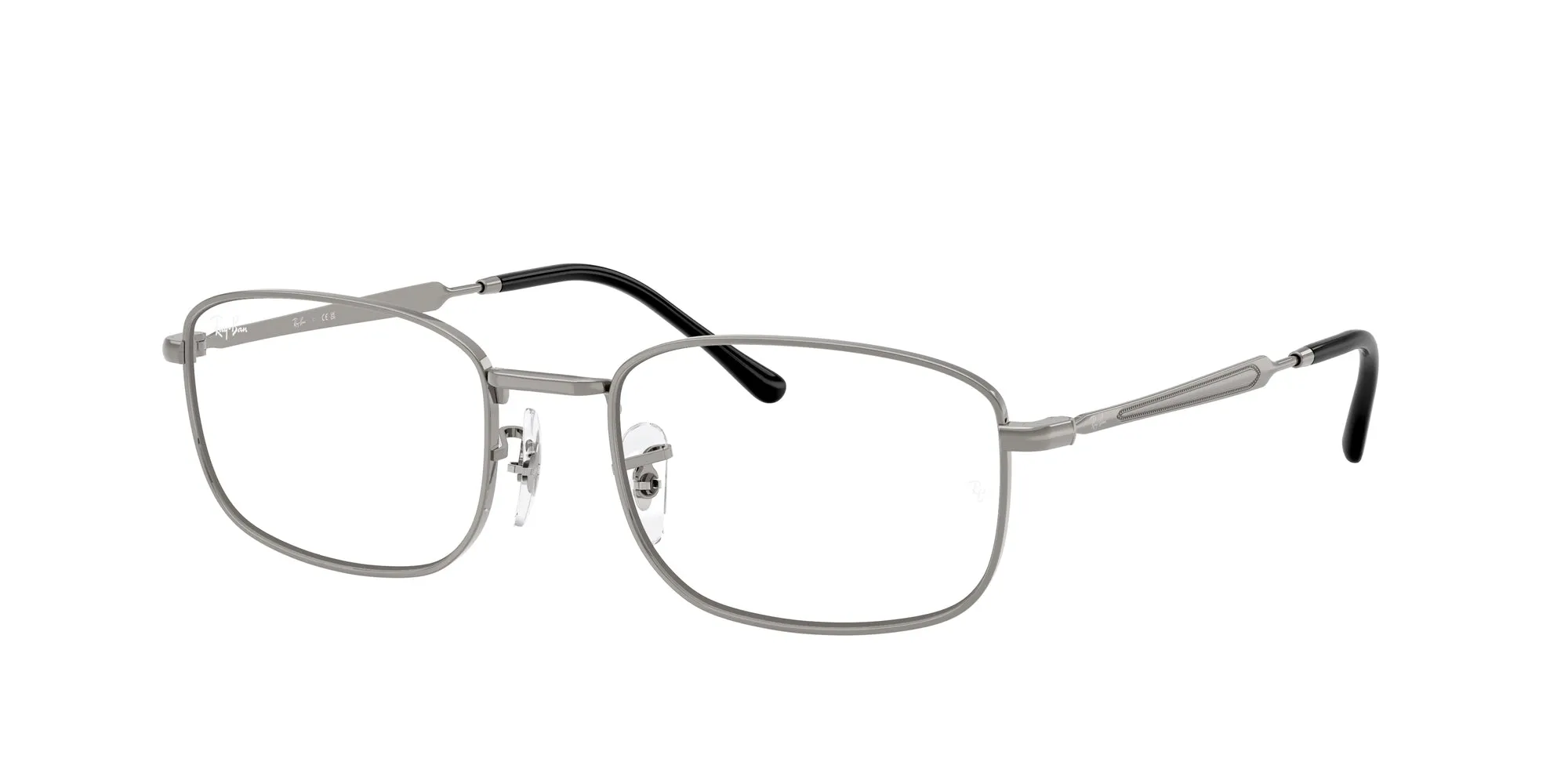 Ray - Ban RX6533 2502 Montature da vista Metallo Grigio Trasparente Pillow Normale - immagine 1