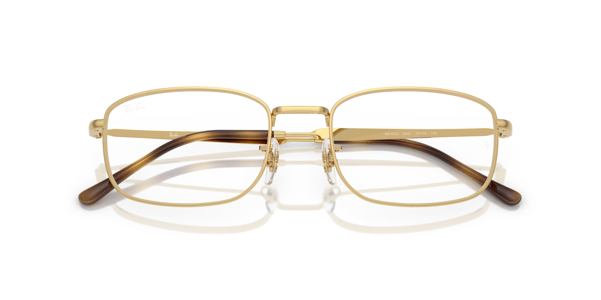 Ray - Ban RX6533 2500 Montature da vista Metallo Oro Trasparente Pillow Normale - immagine 2