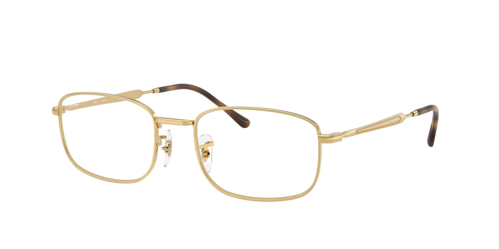 Ray - Ban RX6533 2500 Montature da vista Metallo Oro Trasparente Pillow Normale - immagine 1
