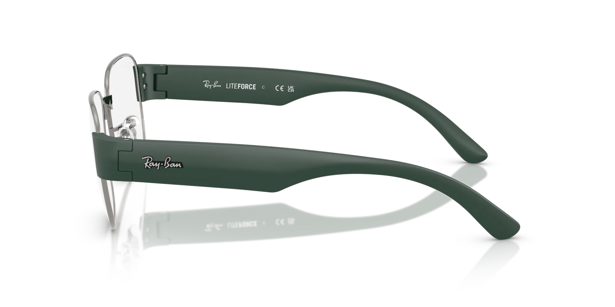 Ray - Ban RX6532 3190 Montature da vista Metallo Grigio Trasparente Squadrata Normale - immagine 4