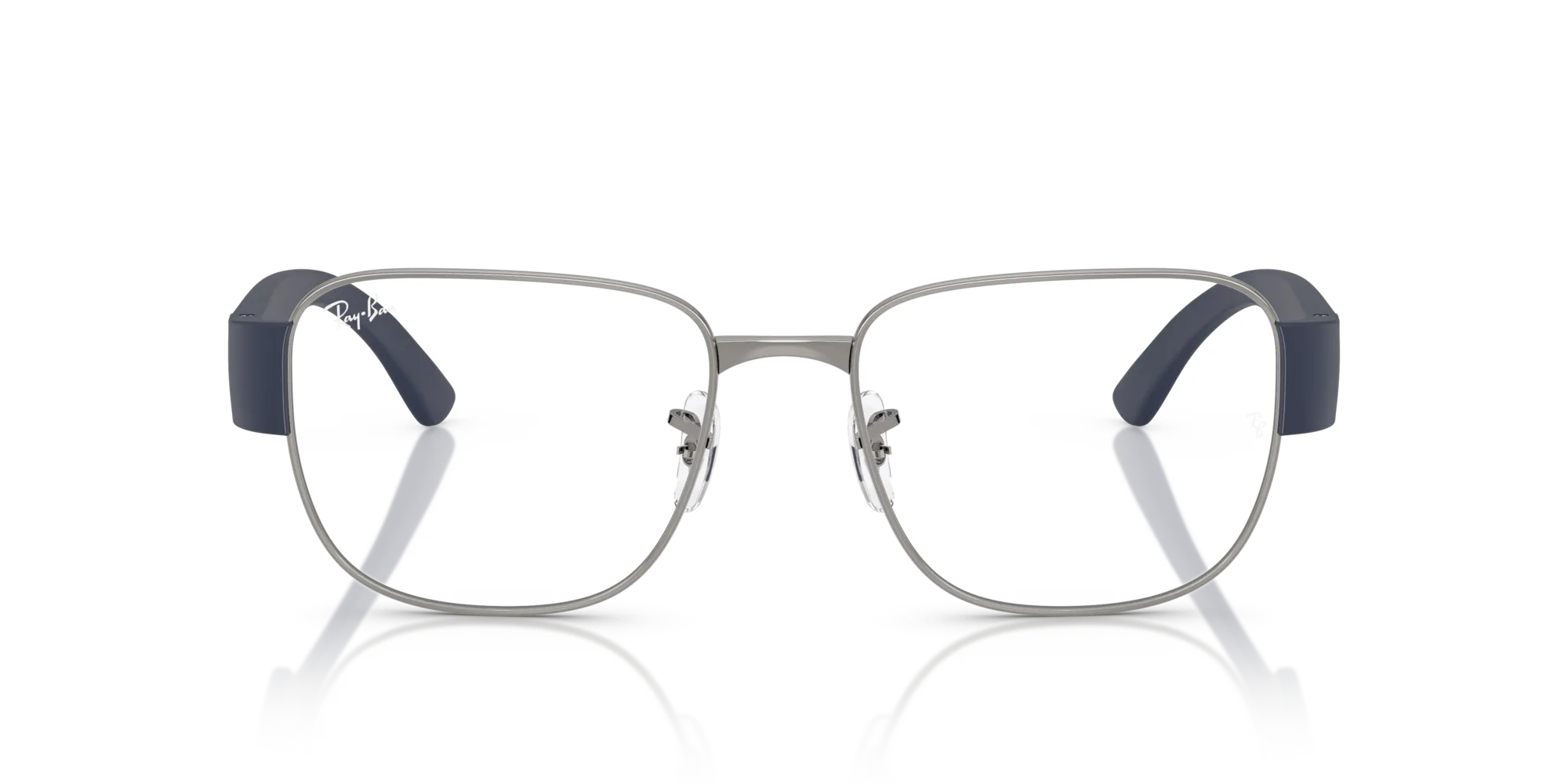 Ray - Ban RX6532 3189 Montature da vista Metallo Grigio Trasparente Squadrata Normale - immagine 3