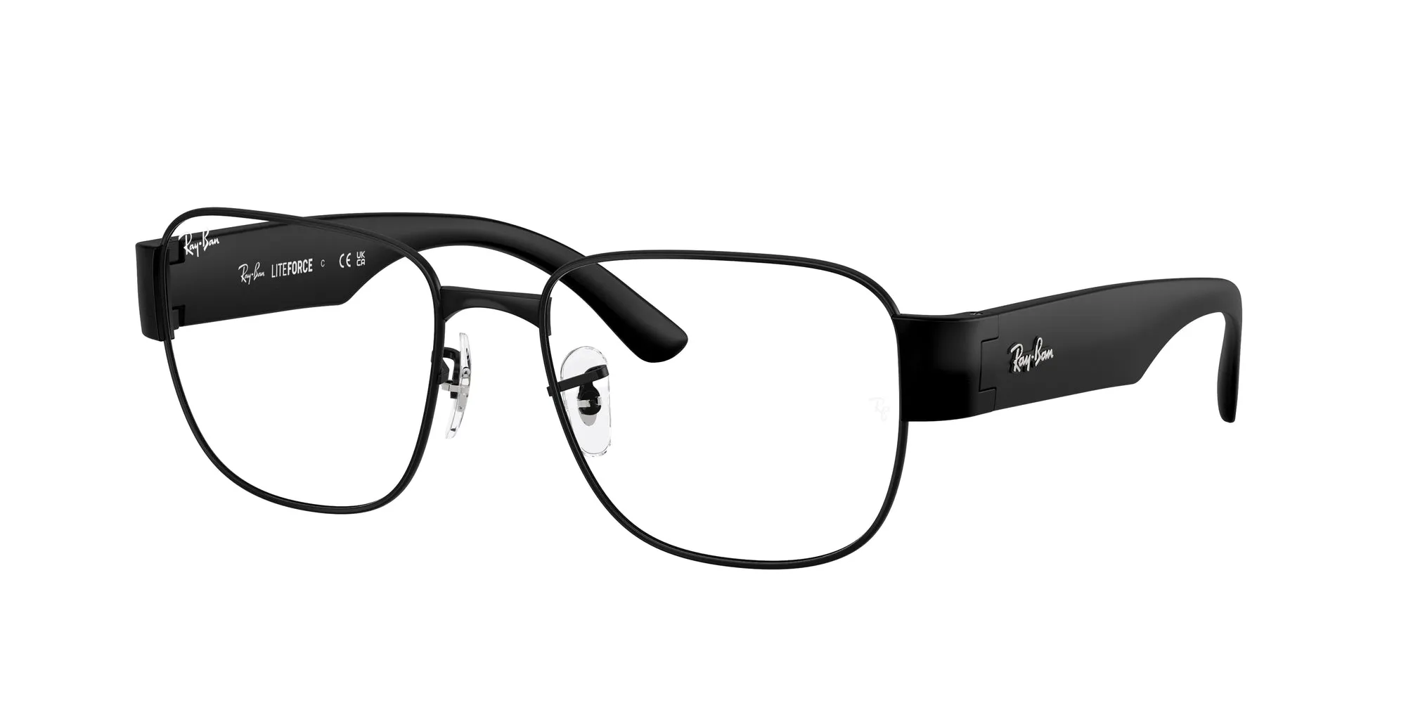 Ray - Ban RX6532 2509 Montature da vista Metallo Nero Trasparente Squadrata Normale - immagine 1