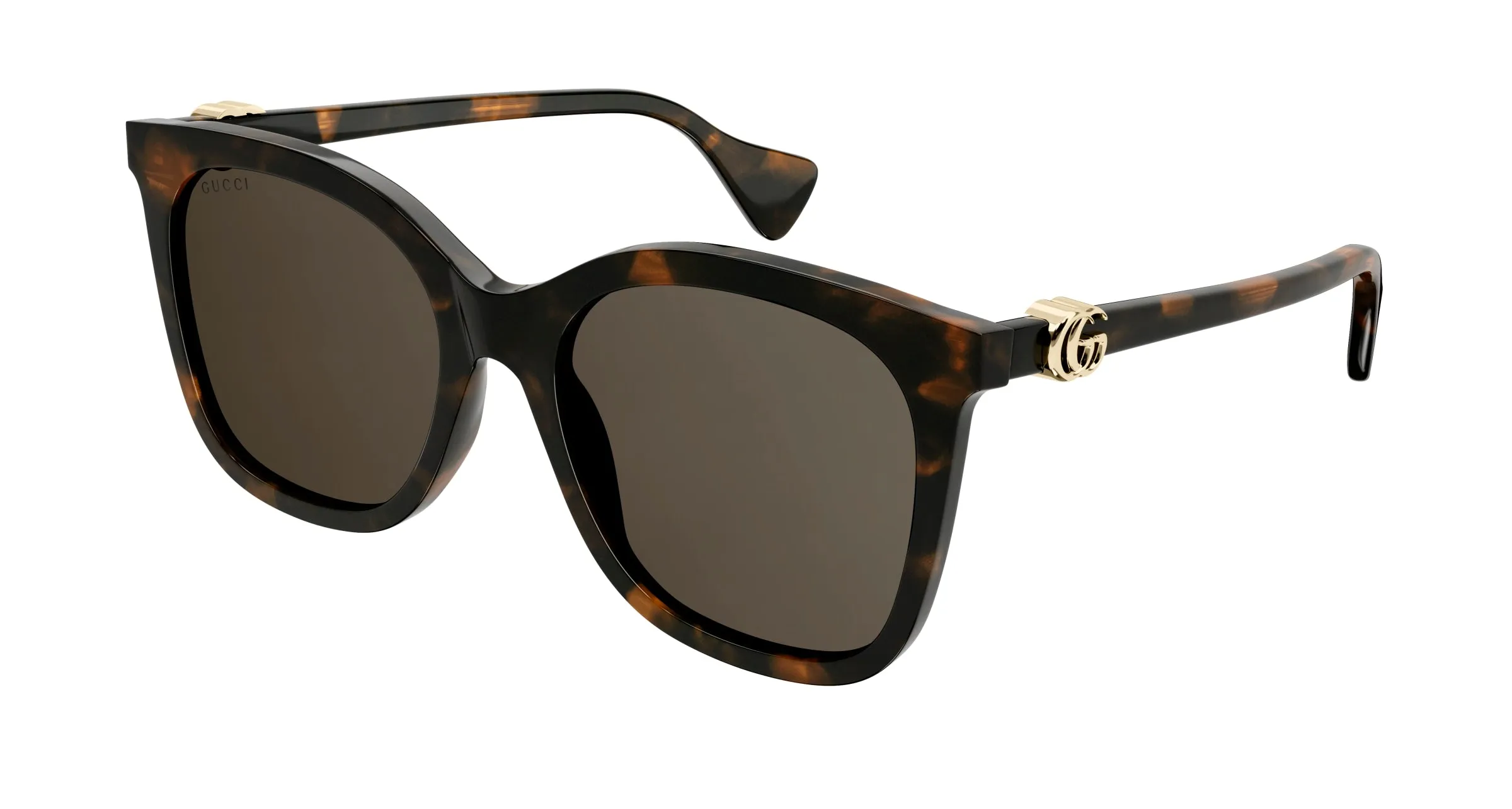 Gucci GG1071S 002 Occhiali da sole Acetato Havana Marrone Cat Eye - immagine 1