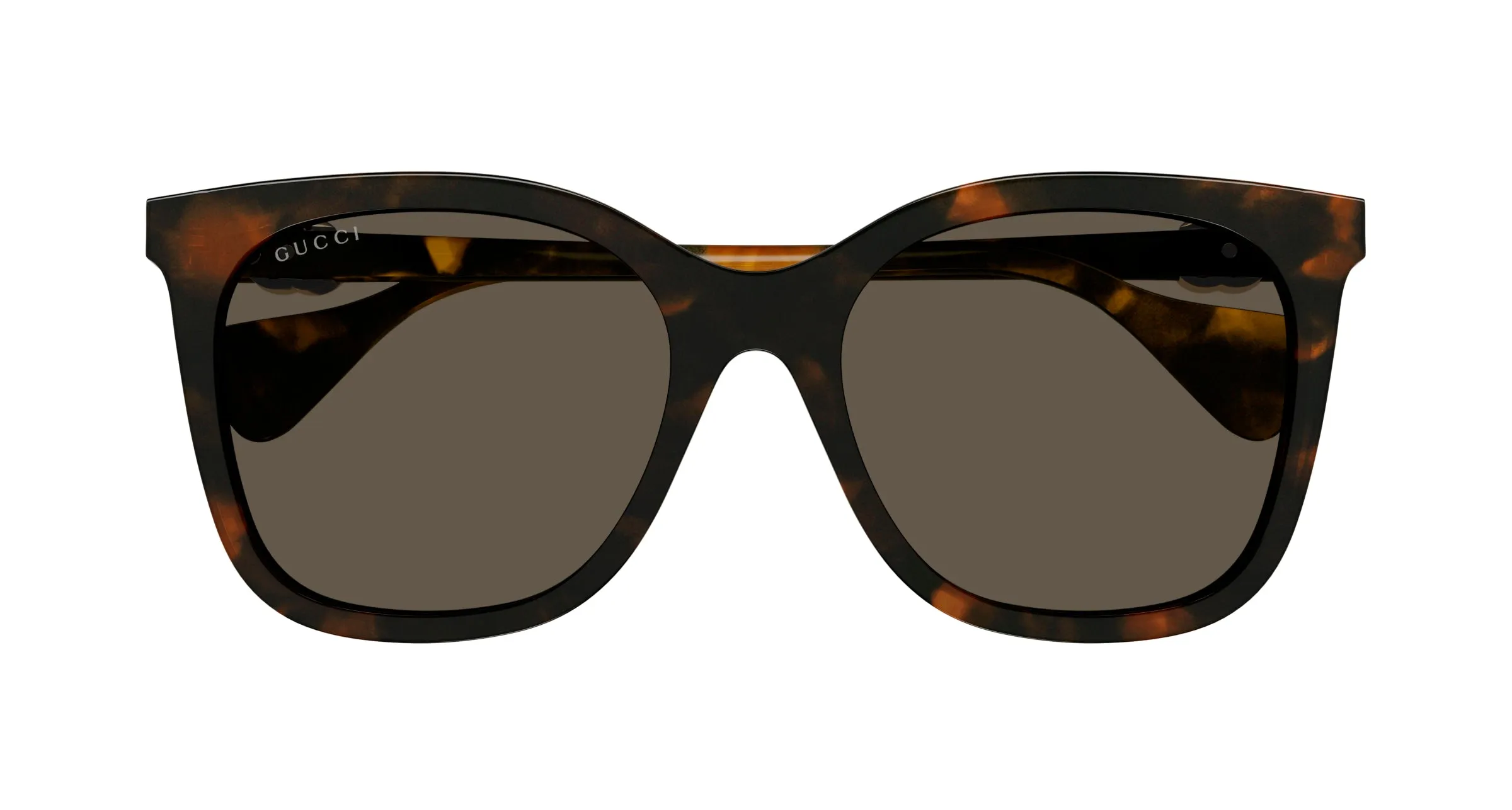 Gucci GG1071S 002 Occhiali da sole Acetato Havana Marrone Cat Eye - immagine 2