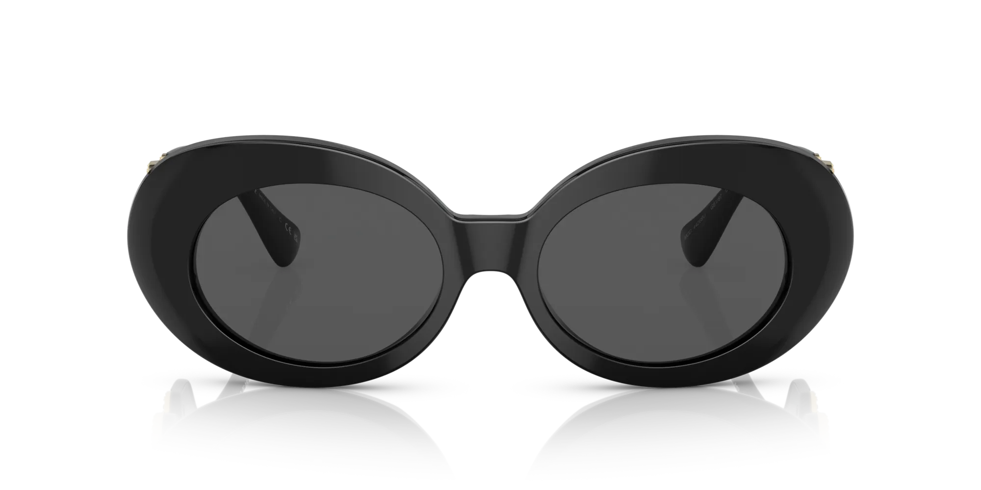 Versace VE4426BU GB1/87 Occhiali da sole Acetato Nero Grigio Rotonda Normale - immagine 3