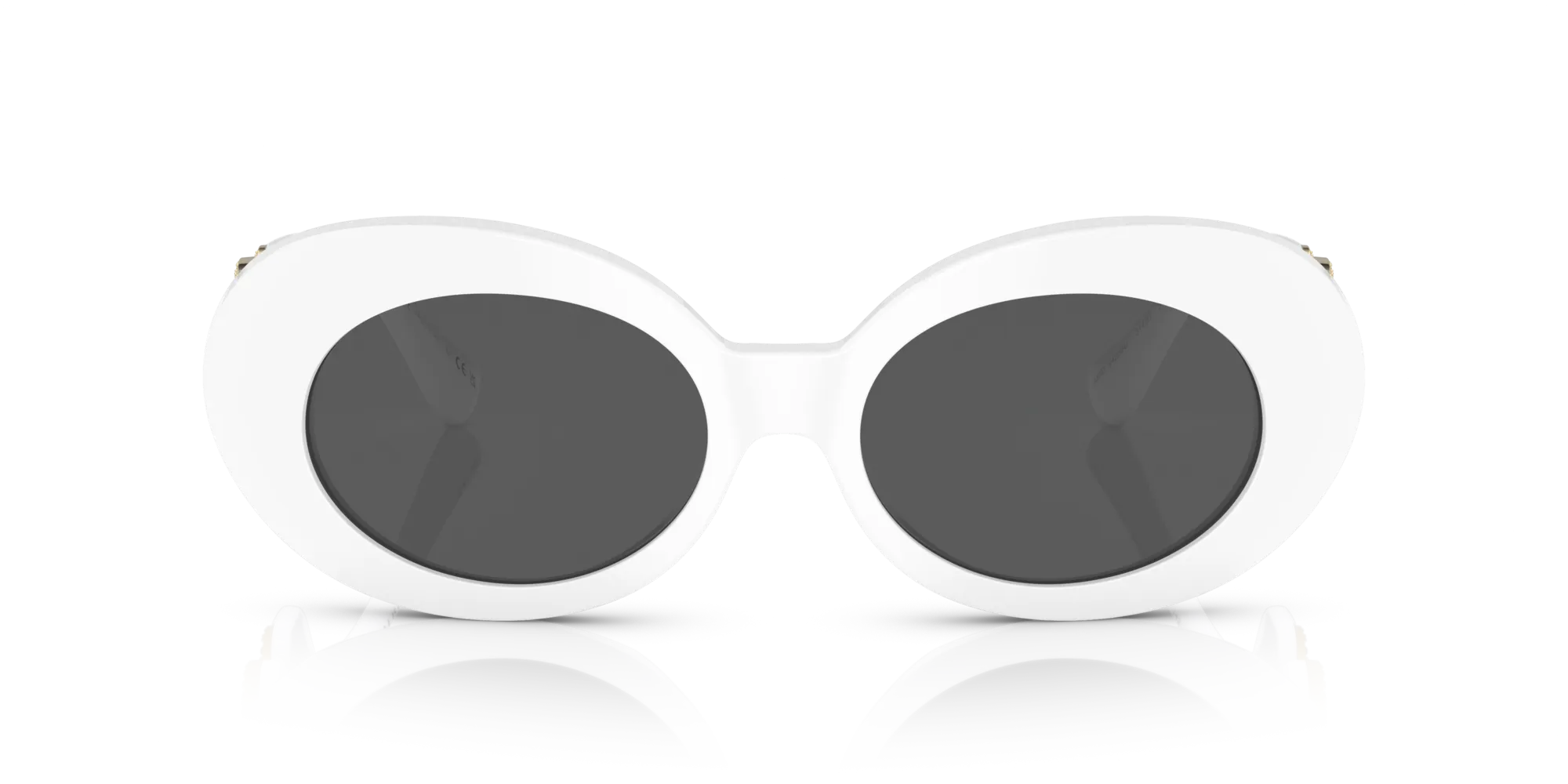 Versace VE4426BU 314/87 Occhiali da sole Acetato Bianco Grigio Rotonda Normale - immagine 3