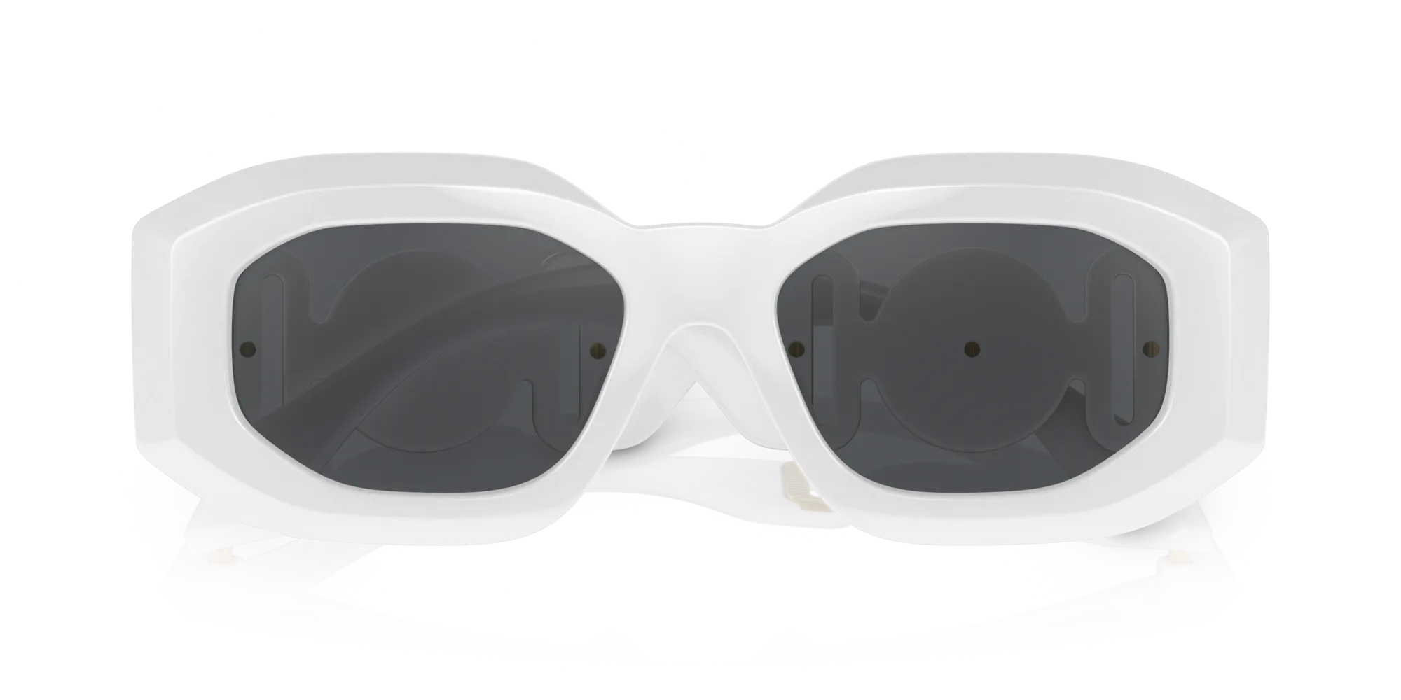 Versace VE4425U 314/87 Occhiali da sole Nylon Bianco Grigio Geometrica Normale - immagine 2
