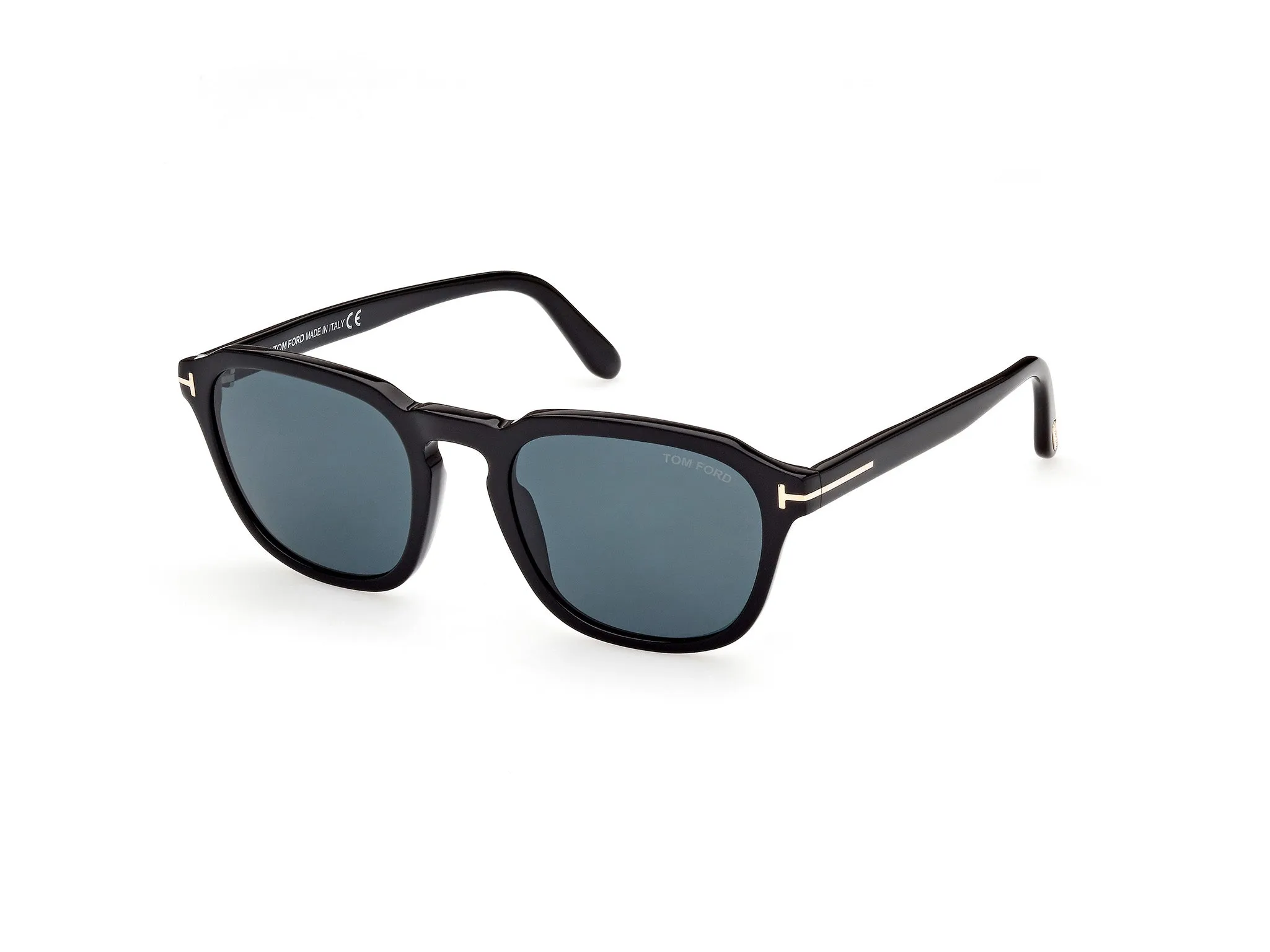 TOM FORD FT0931 AVERY 01V Occhiali da sole Acetato Nero Blu Rotonda Normale - immagine 1