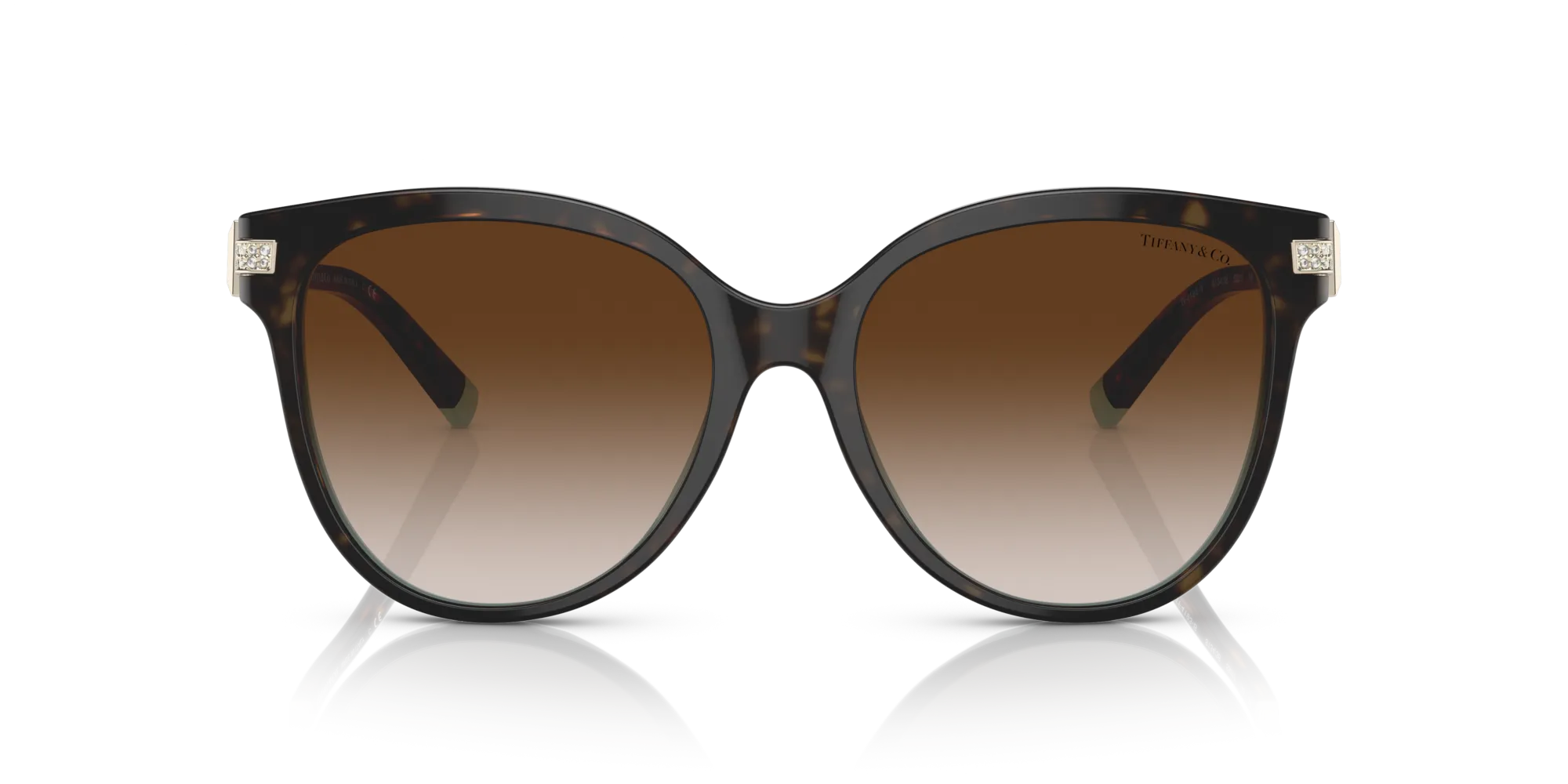 Tiffany TF4193B 81343B Occhiali da sole Acetato Marrone Marrone Pillow Normale Sfumato - immagine 3