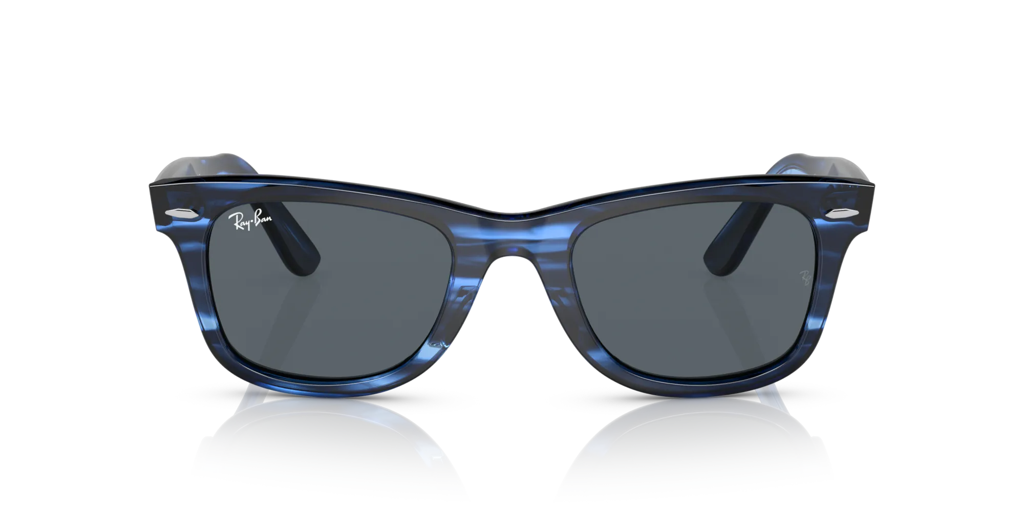 Ray - Ban RB2140 WAYFARER 1361R5 Occhiali da sole Acetato Blu Blu Squadrata Normale - immagine 3