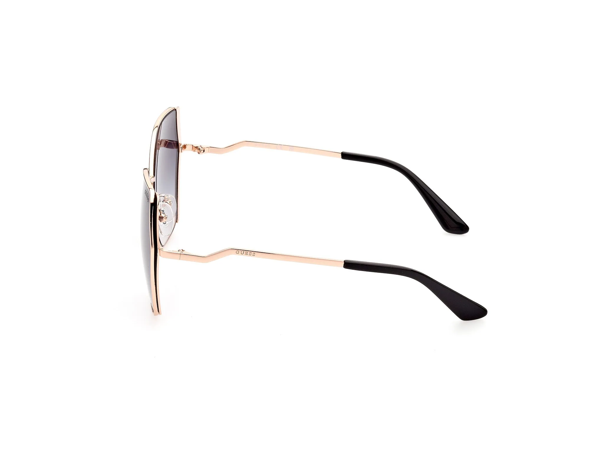 Guess GU7843 28B Occhiali da sole Metallo Oro Grigio Geometrica Normale Sfumato - immagine 3