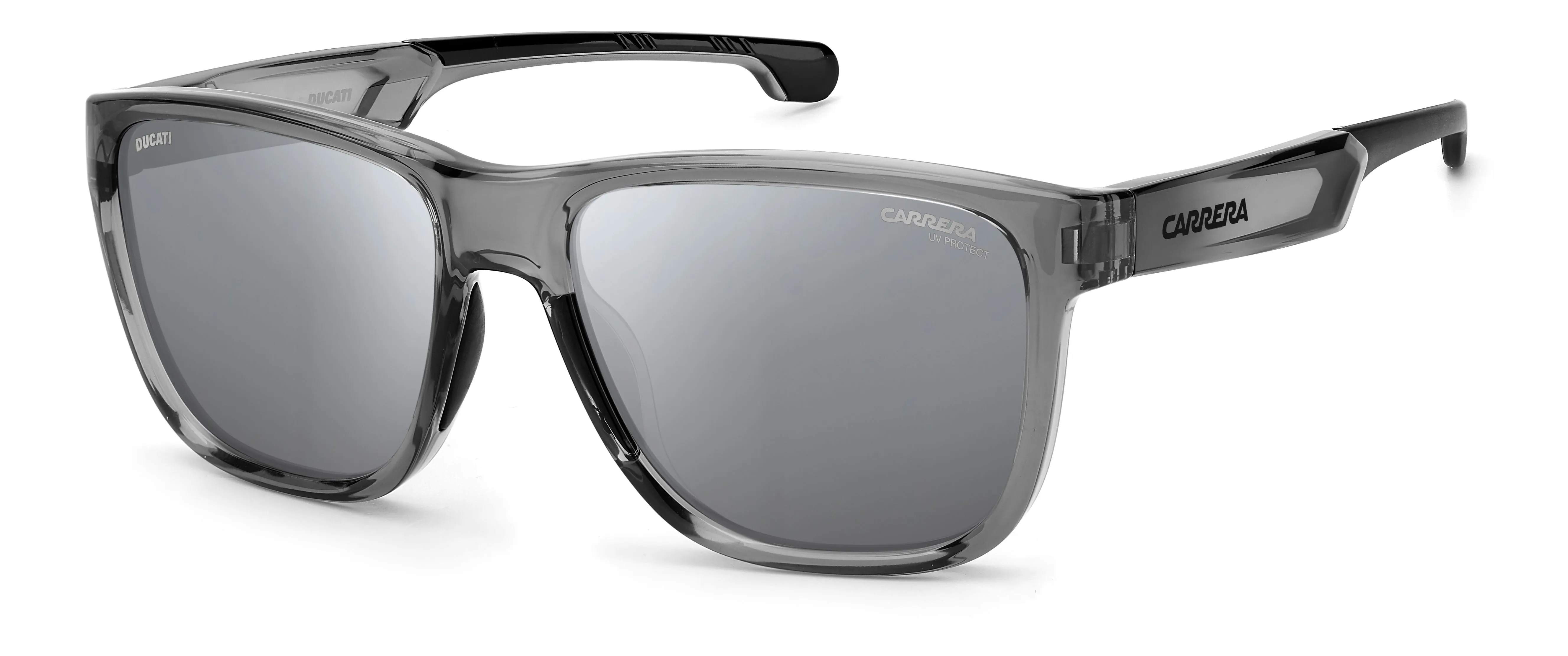 Carrera Ducati CARDUC 003/S R6S/T4 Occhiali da sole Plastica Grigio Argento Squadrata Specchiate - immagine 1