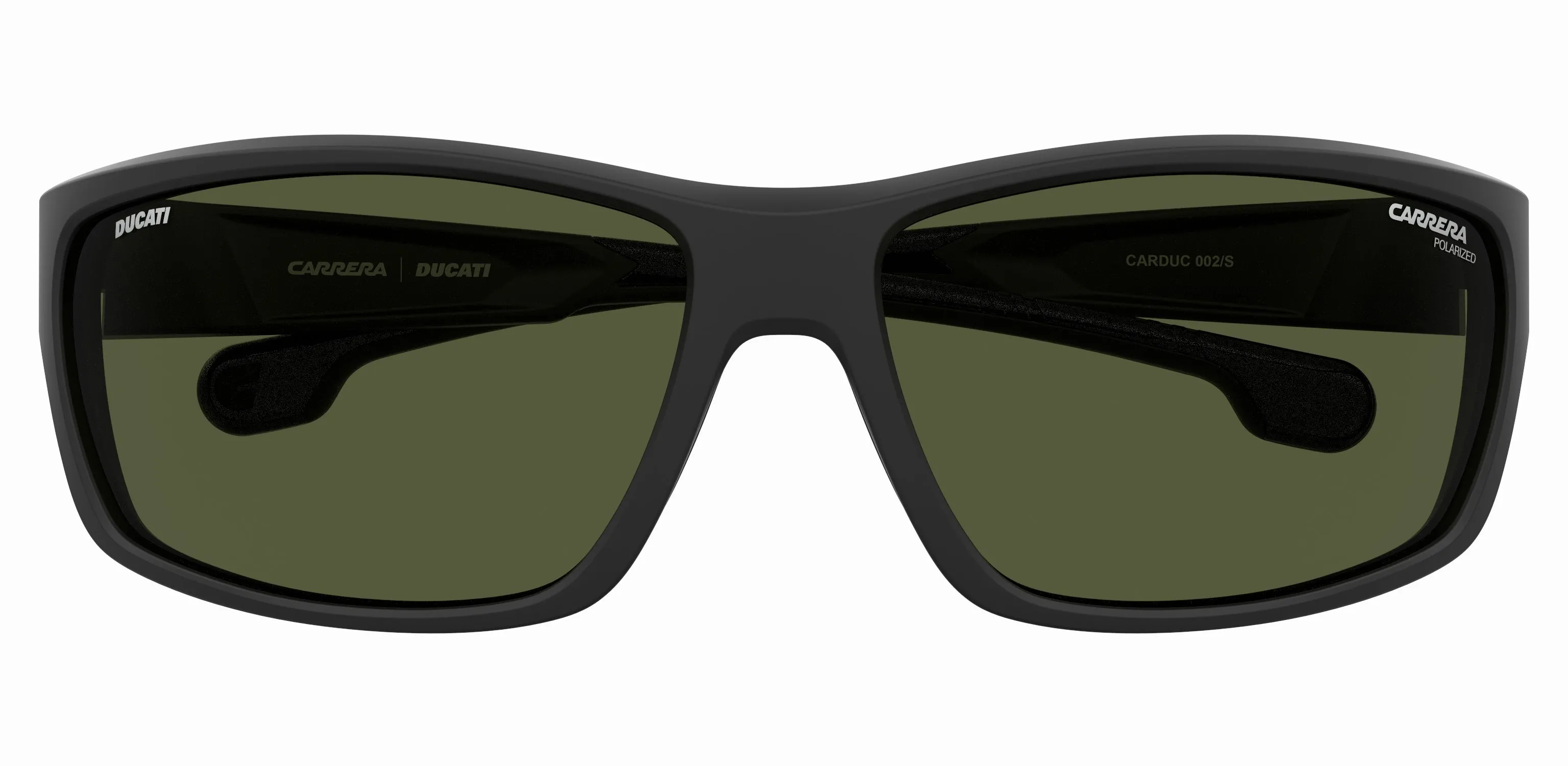 Carrera Ducati CARDUC 002/S 003/UC Occhiali da sole Plastica Nero Verde Squadrata - immagine 3