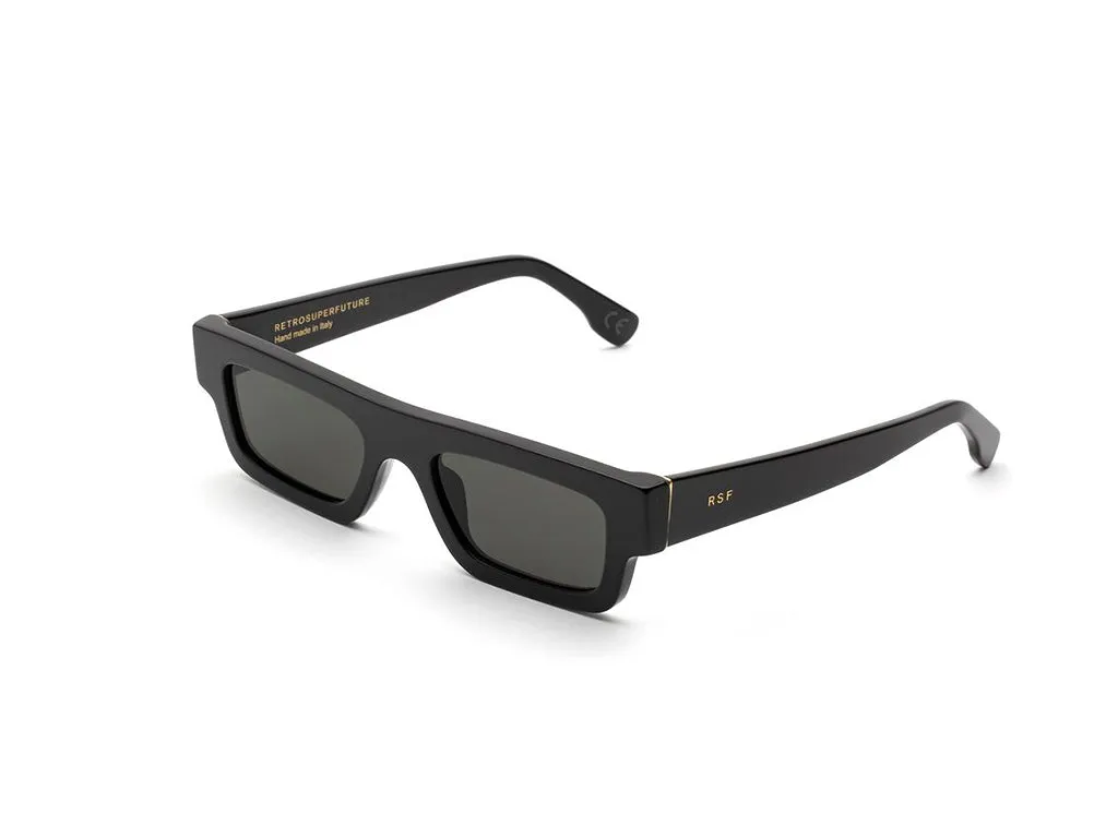 Retrosuperfuture ZW5 COLPO BLACK Occhiali da sole Acetato Nero Nero Squadrata Normale - immagine 1