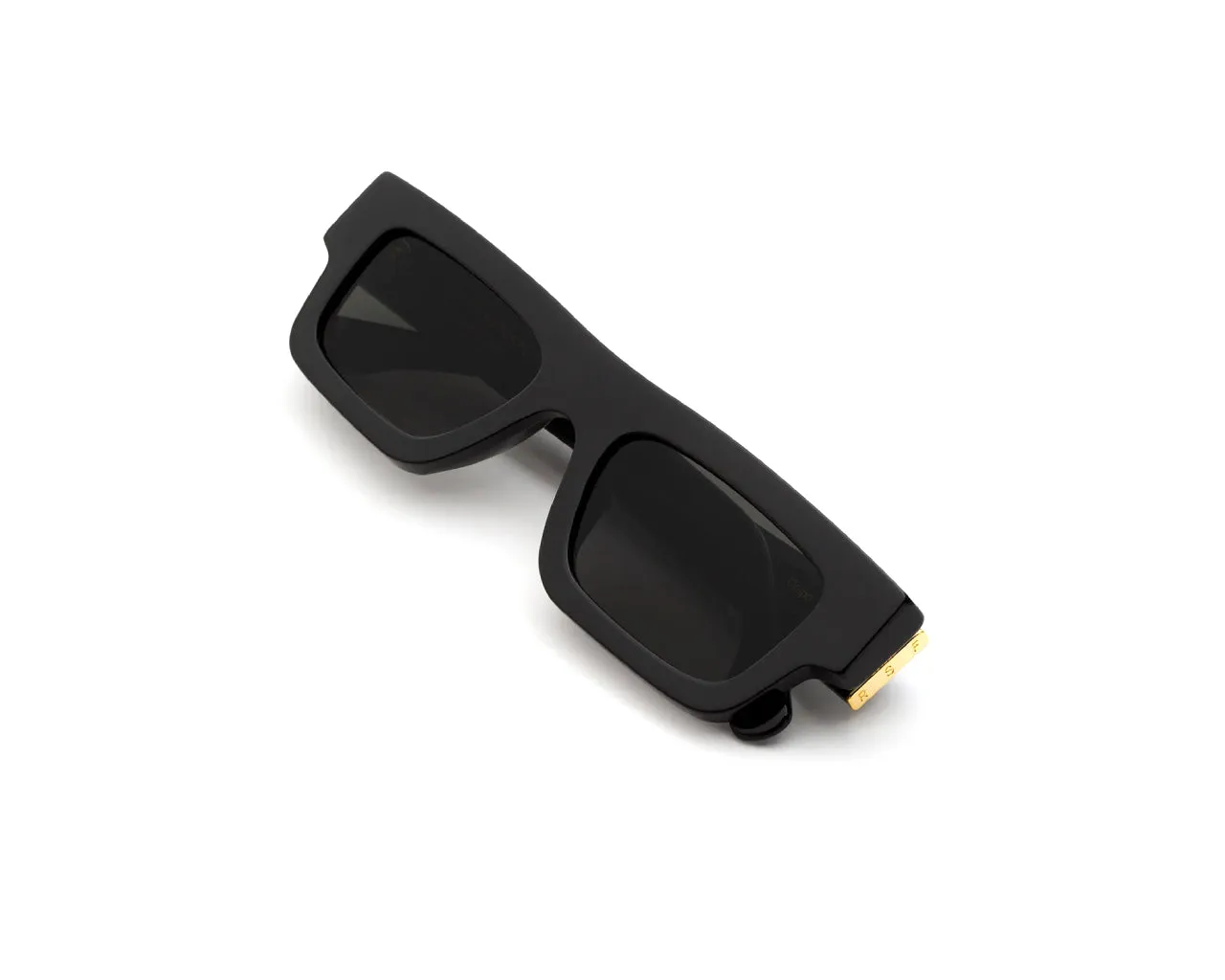 Retrosuperfuture ZW5 COLPO BLACK Occhiali da sole Acetato Nero Nero Squadrata Normale - immagine 3
