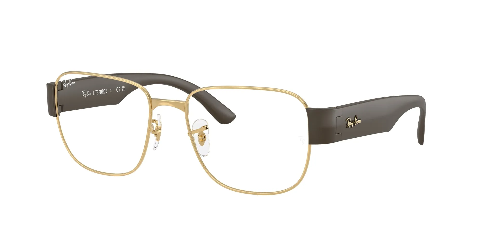 Ray - Ban RX6532 2500 Montature da vista Metallo Oro Trasparente Squadrata Normale - immagine 1
