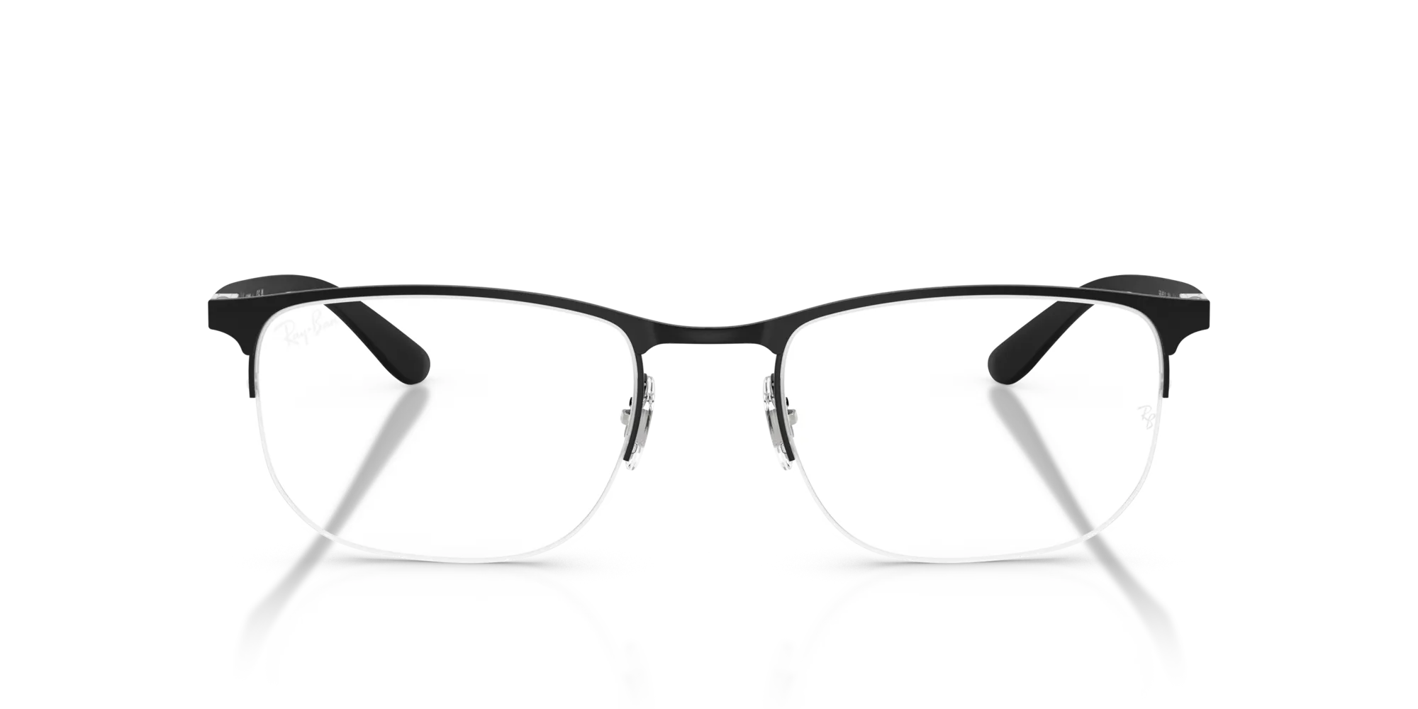 Ray - Ban RX6513 2904 Montature da vista Metallo Nero Trasparente Geometrica Normale - immagine 3
