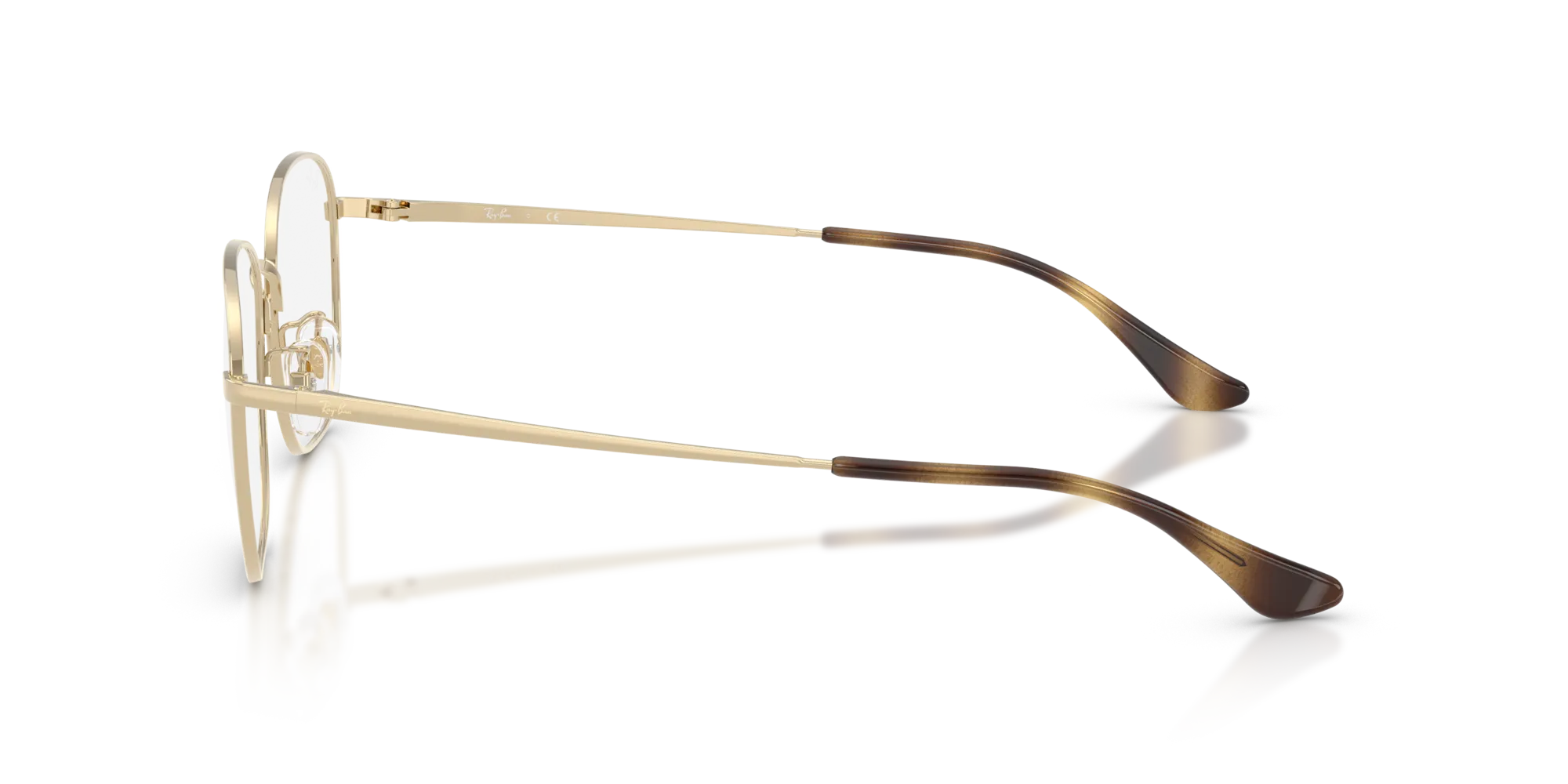 Ray - Ban RX6418D 2993 Montature da vista Metallo Oro Trasparente Squadrata Normale - immagine 4