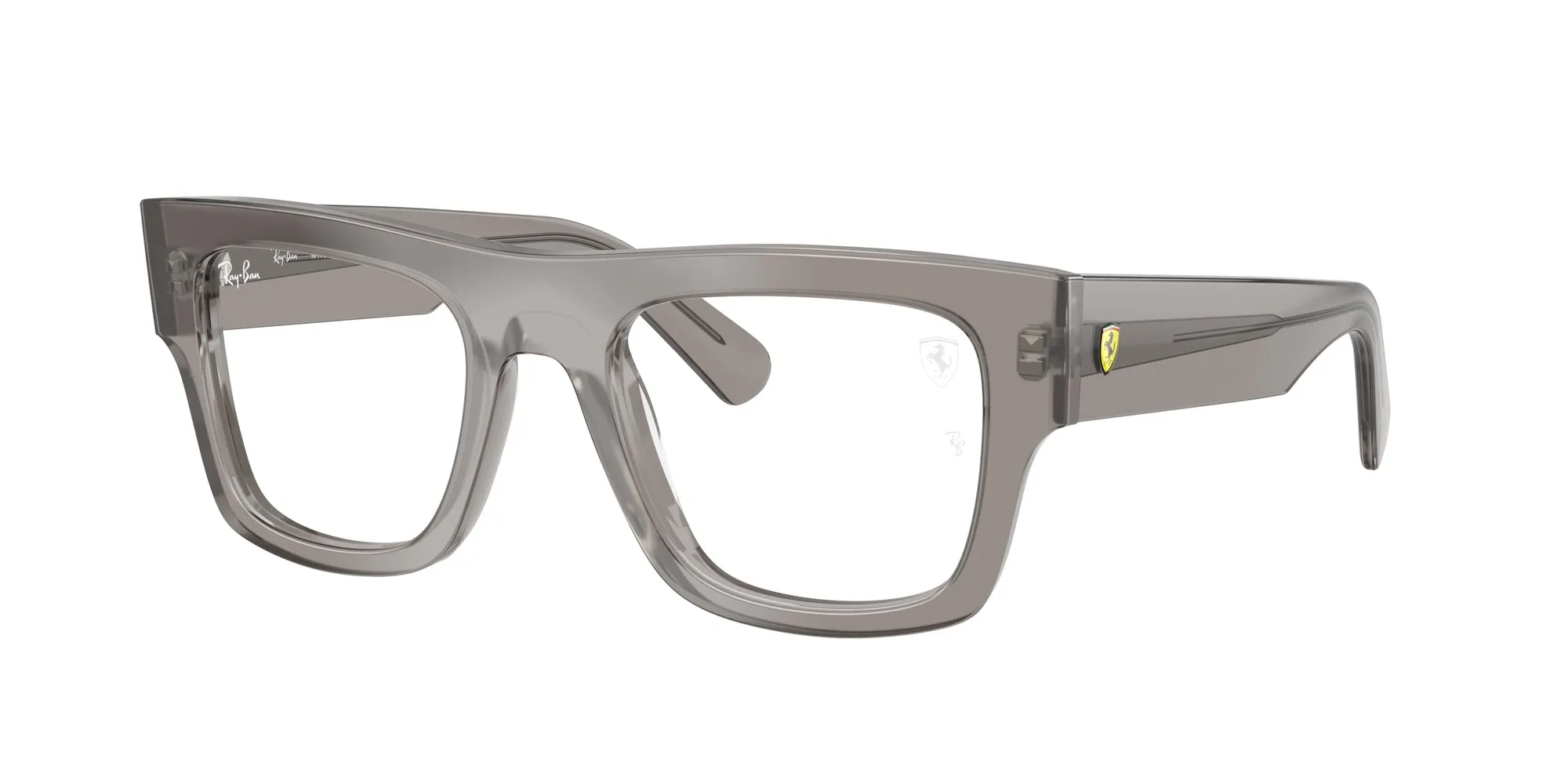Ray - Ban RX5517M F704 Montature da vista Acetato Grigio Trasparente Squadrata Normale - immagine 1
