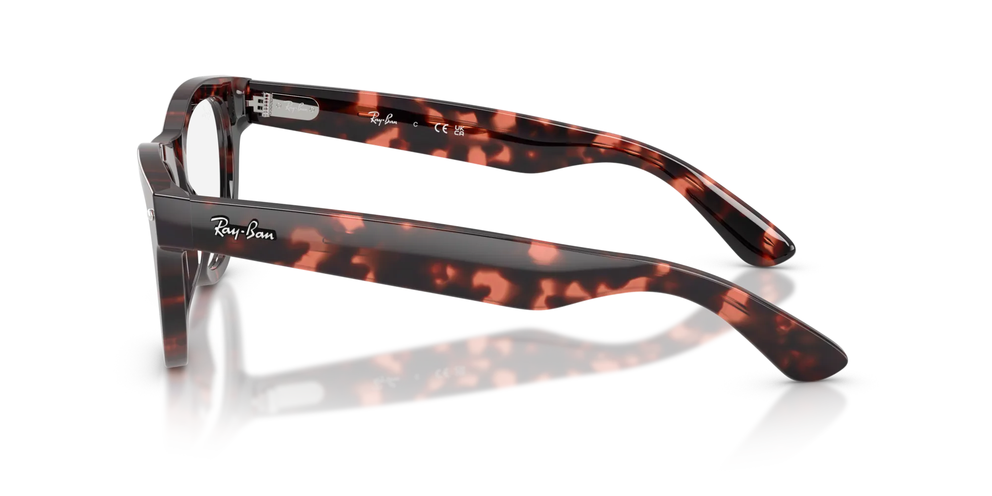 Ray - Ban RX5510 8118 Montature da vista Acetato Tartaruga Trasparente Cat Eye Normale - immagine 4