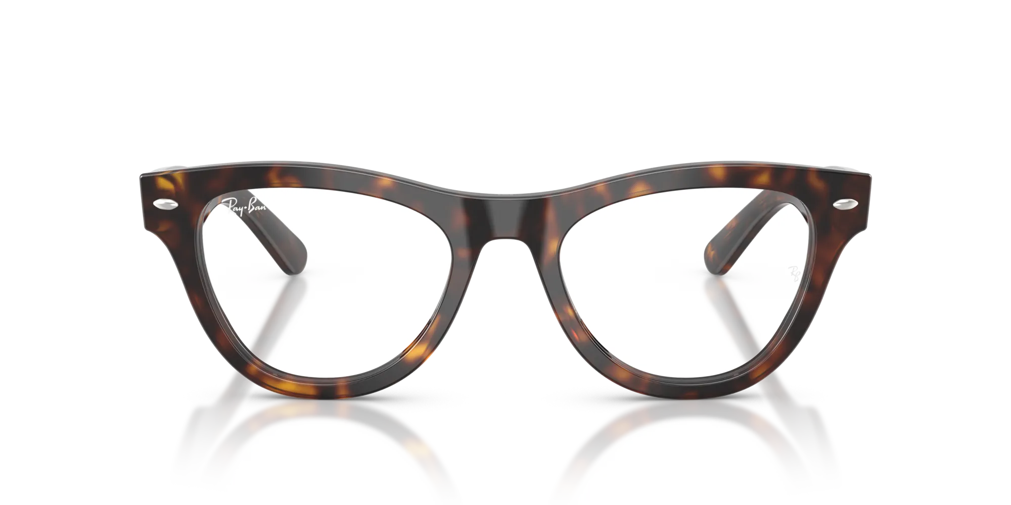 Ray - Ban RX5510 2012 Montature da vista Acetato Tartaruga Trasparente Cat Eye Normale - immagine 3