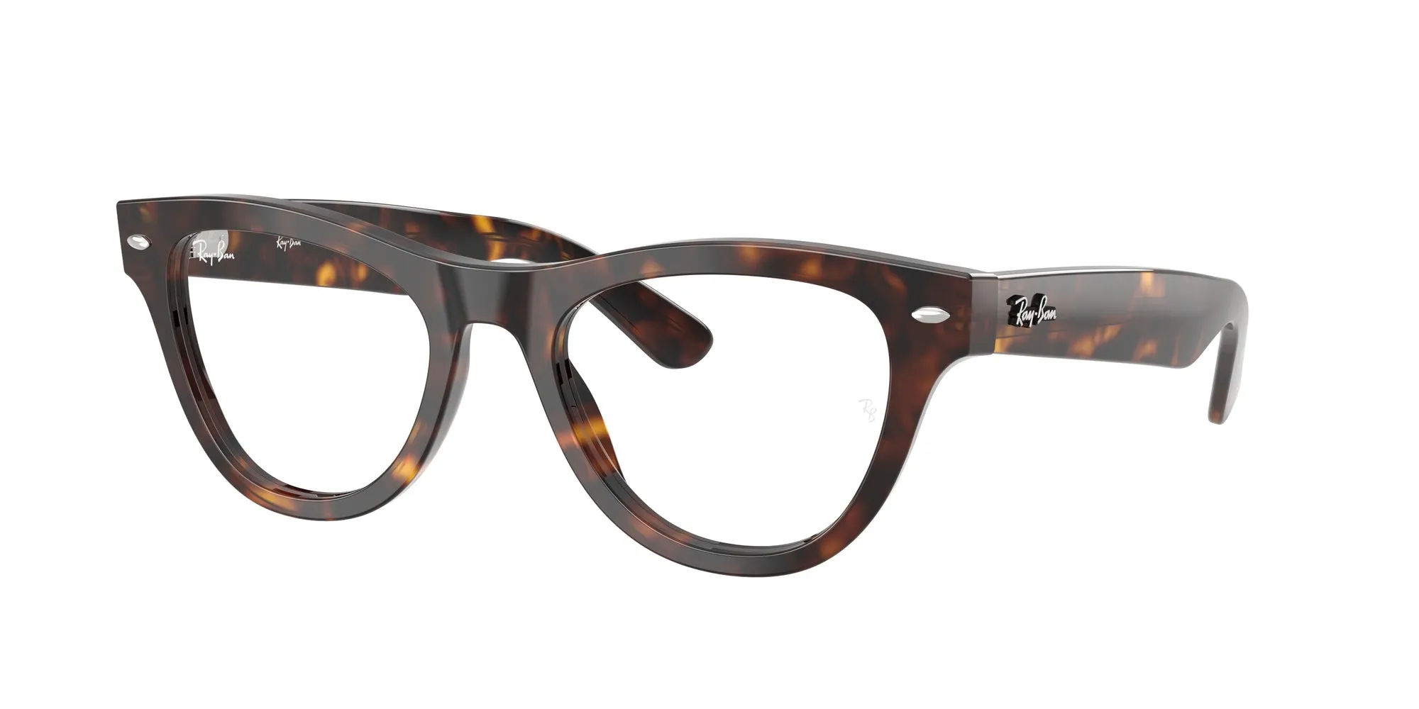Ray - Ban RX5510 2012 Montature da vista Acetato Tartaruga Trasparente Cat Eye Normale - immagine 1