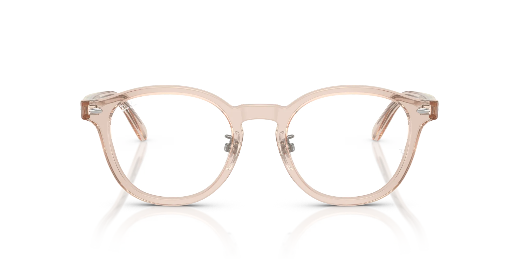 Ray - Ban RX5443D 8267 Montature da vista Acetato Marrone Trasparente Squadrata Normale - immagine 3