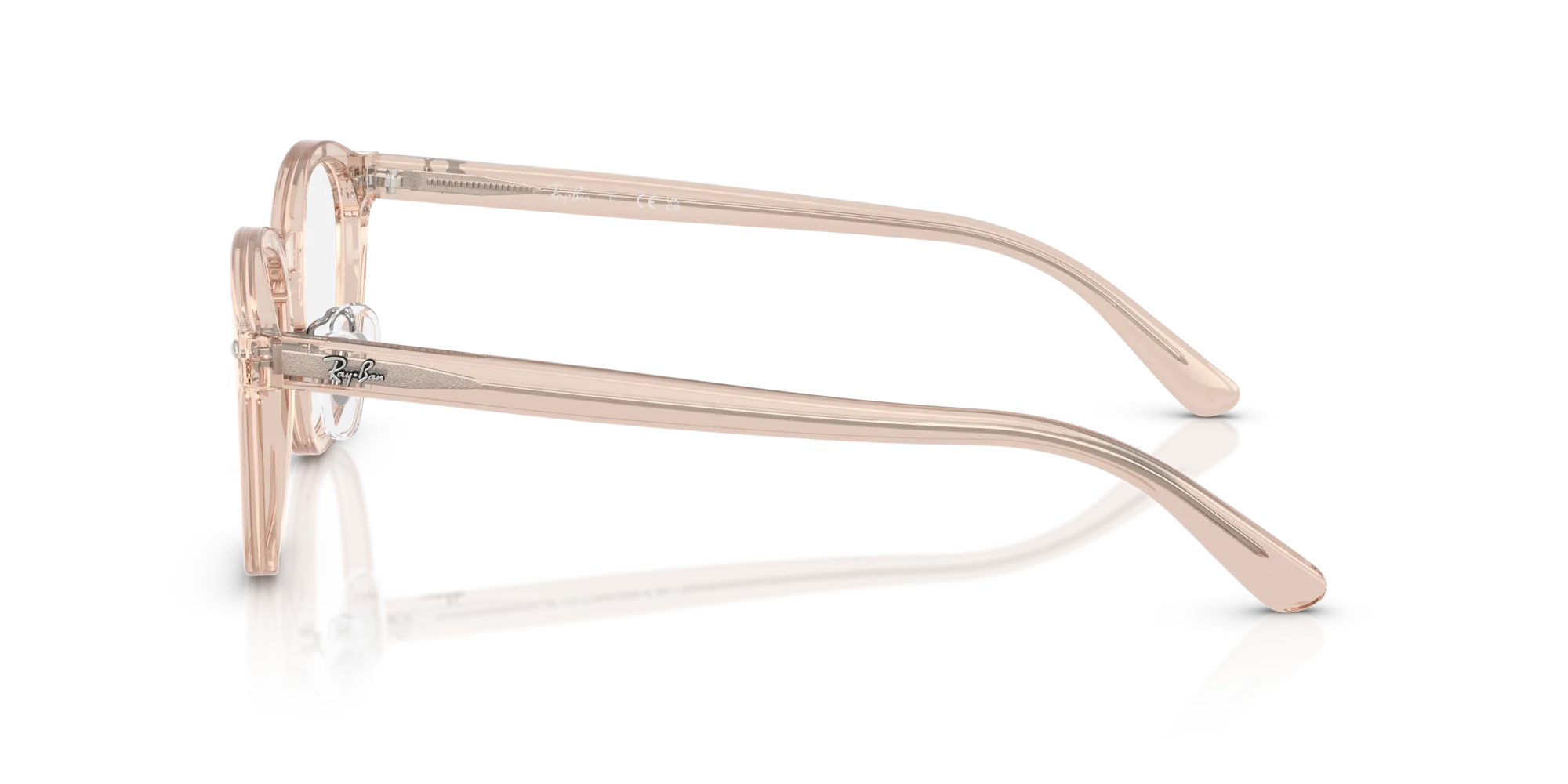 Ray - Ban RX5443D 8267 Montature da vista Acetato Marrone Trasparente Squadrata Normale - immagine 4