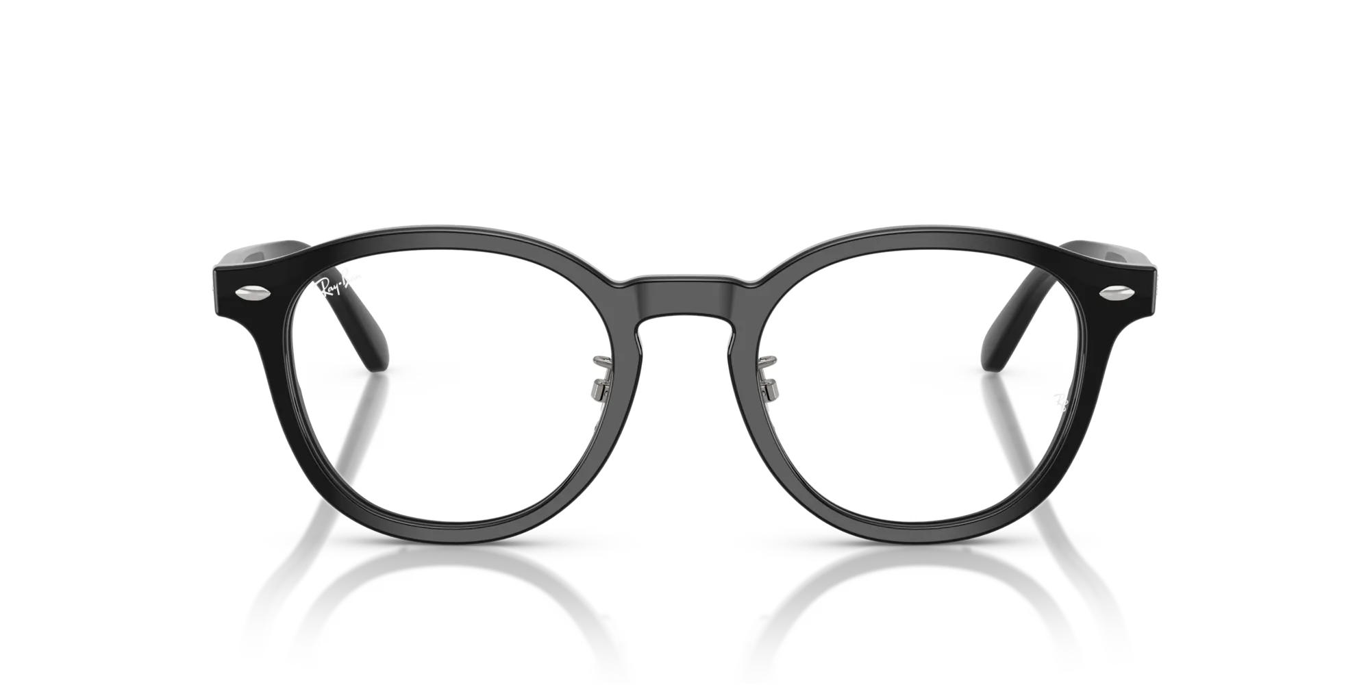 Ray - Ban RX5443D 2000 Montature da vista Acetato Nero Trasparente Squadrata Normale - immagine 3