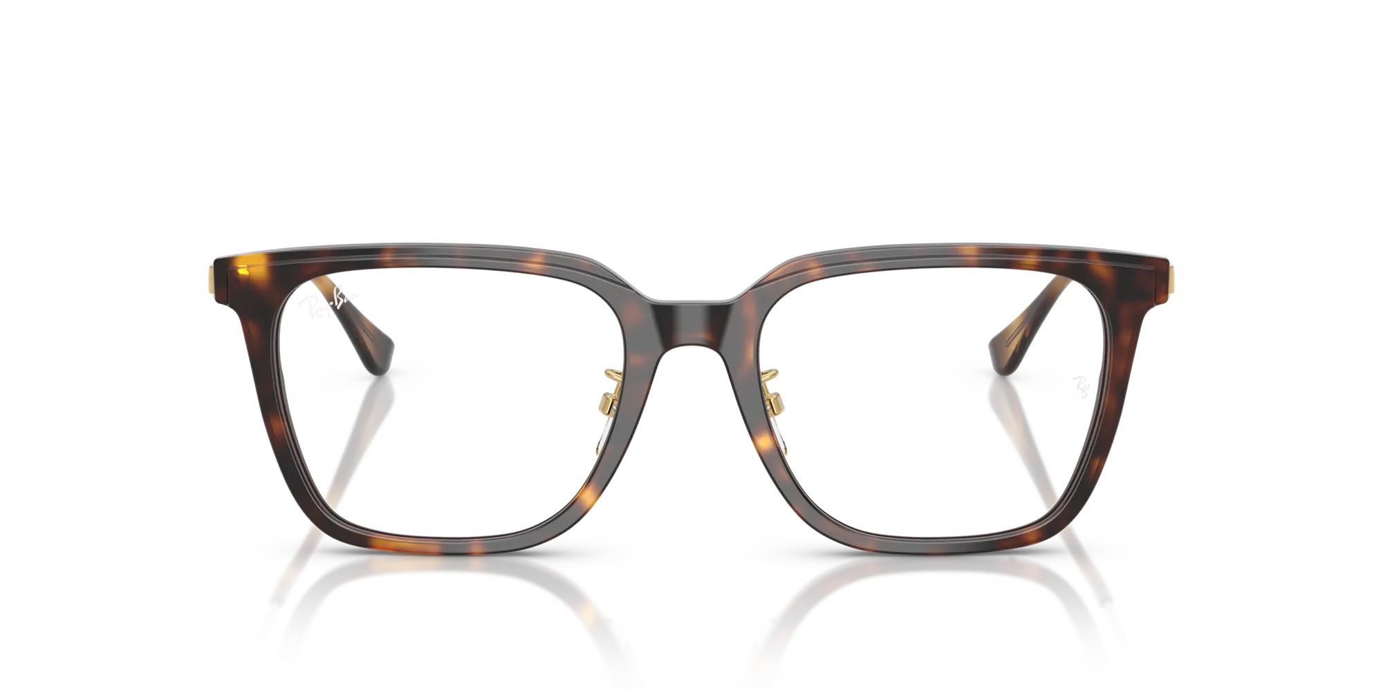 Ray - Ban RX5442D 2012 Montature da vista Acetato Tartaruga Trasparente Squadrata Normale - immagine 3