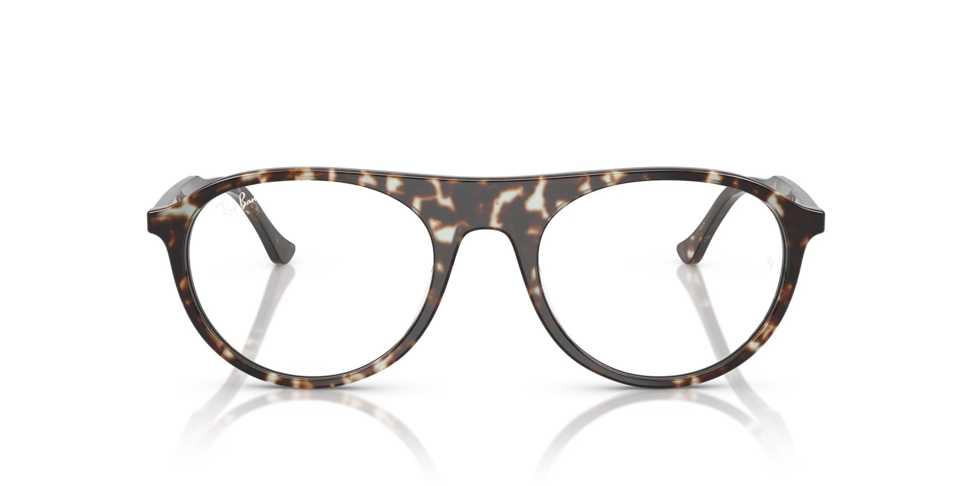 Ray - Ban RX5441 8425 Montature da vista Acetato Giallo Trasparente Squadrata Normale - immagine 3