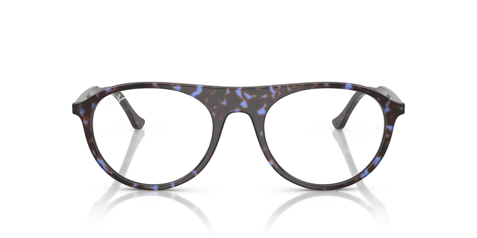 Ray - Ban RX5441 8424 Montature da vista Acetato Blu Trasparente Squadrata Normale - immagine 3