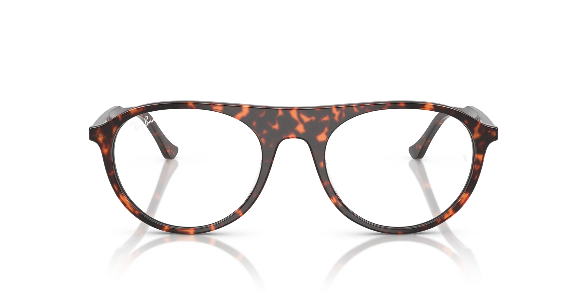 Ray - Ban RX5441 8423 Montature da vista Acetato Rosso Trasparente Squadrata Normale - immagine 3